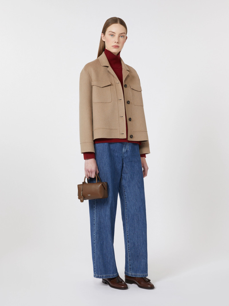 'S Max Mara Short wool jacket - HAZELNUT BROWN outlook