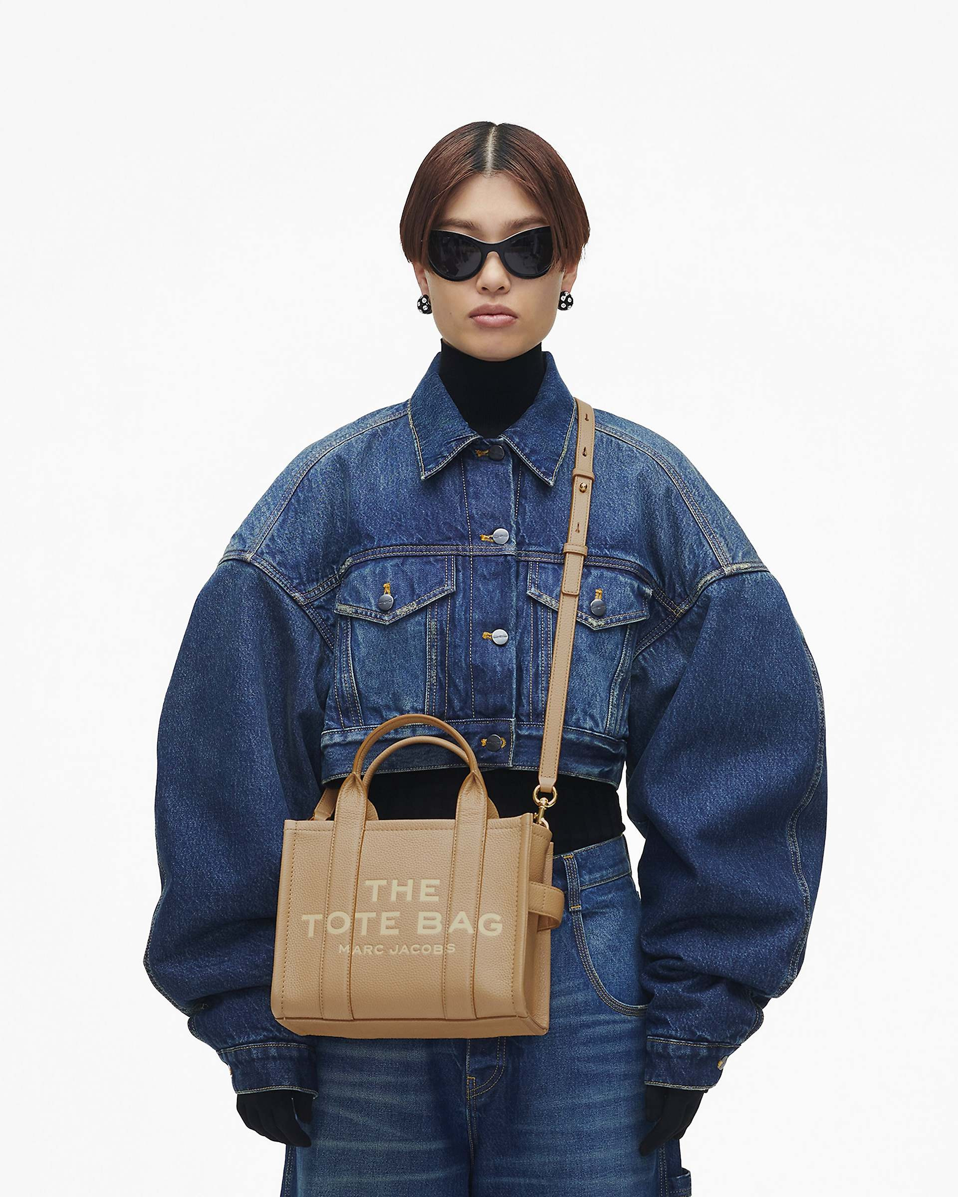 THE LEATHER SMALL TOTE BAG - 2