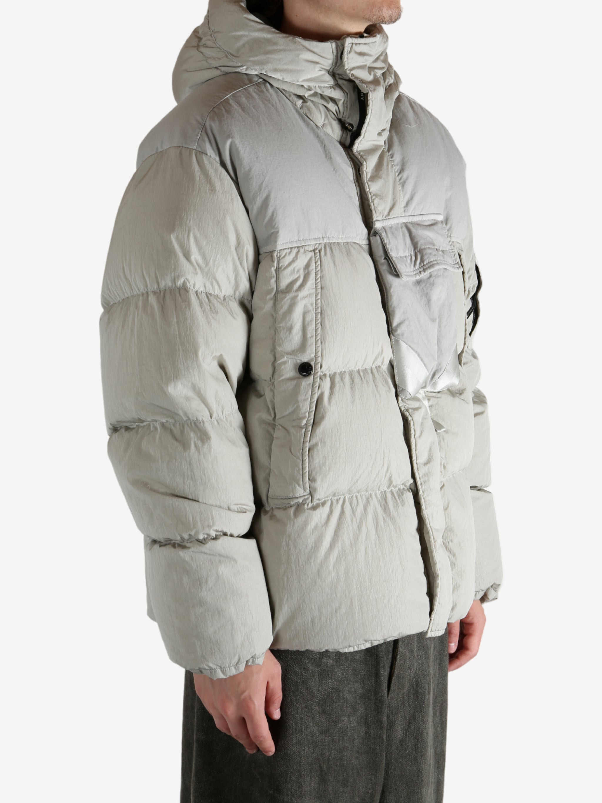 C.P.COMPANY - Men Outerwear Medium Jacket In Eco Chrome-E Mixed - 2
