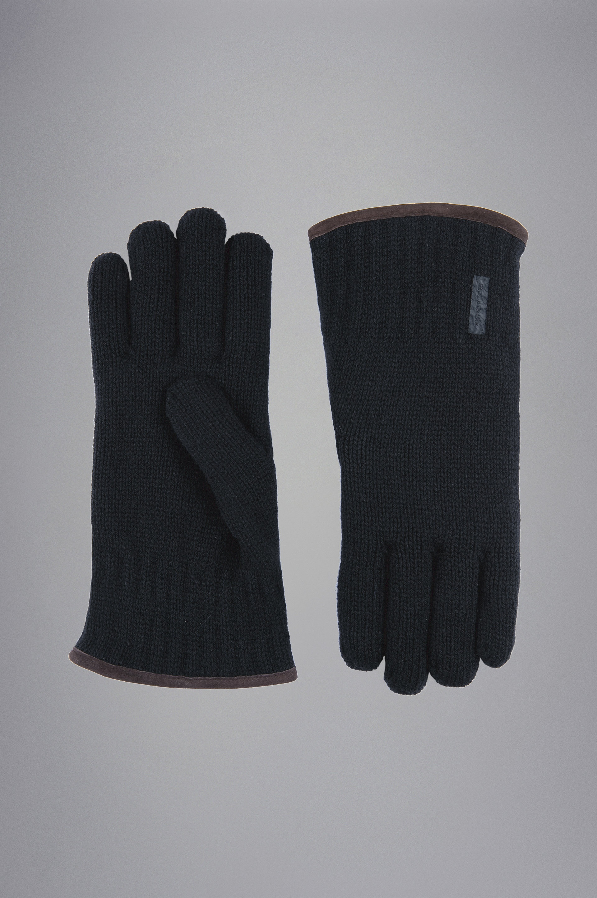 RE-WOOL GLOVES WITH SUEDE DETAILS - 1