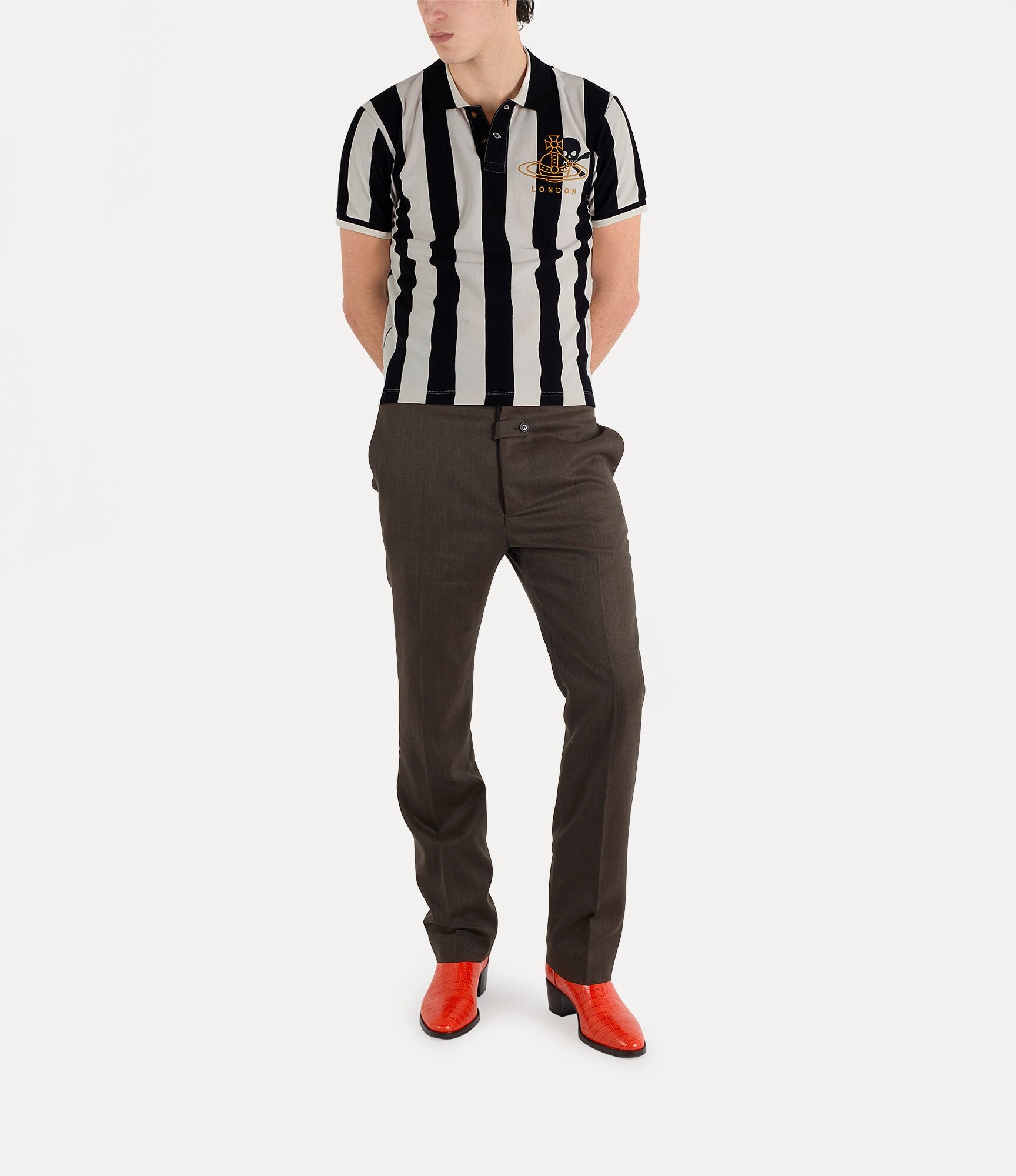 CLASSIC POLO TOP STRIPE COLLAR - 2