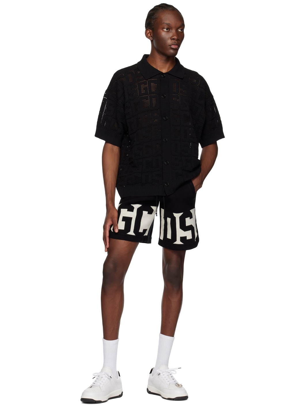 Black Monogram Polo - 4
