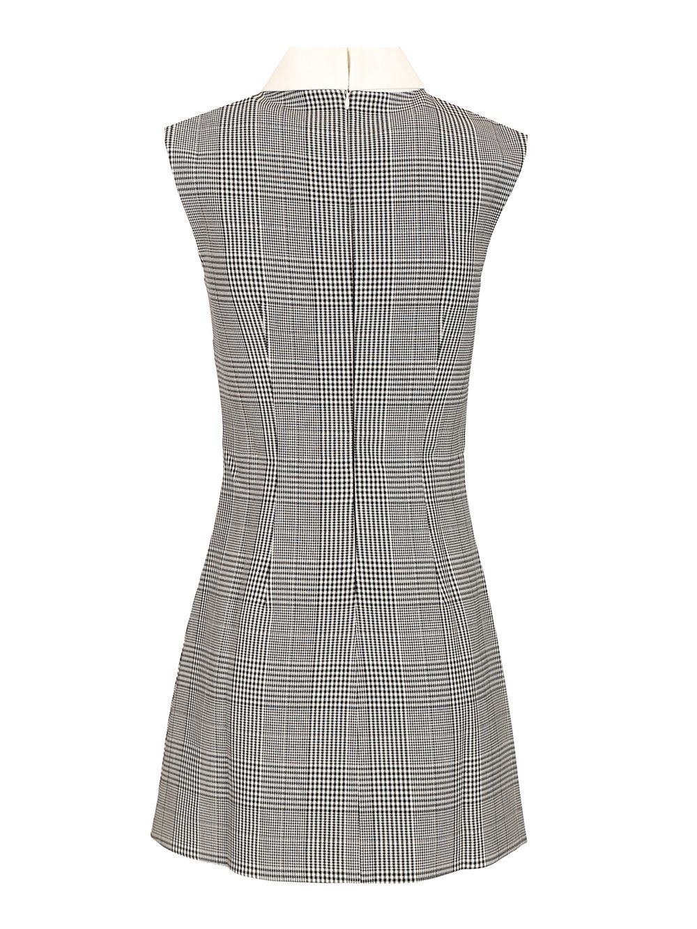 Sleeveless Prince Of Wales Check Mini Dress Dresses Multicolor - 2