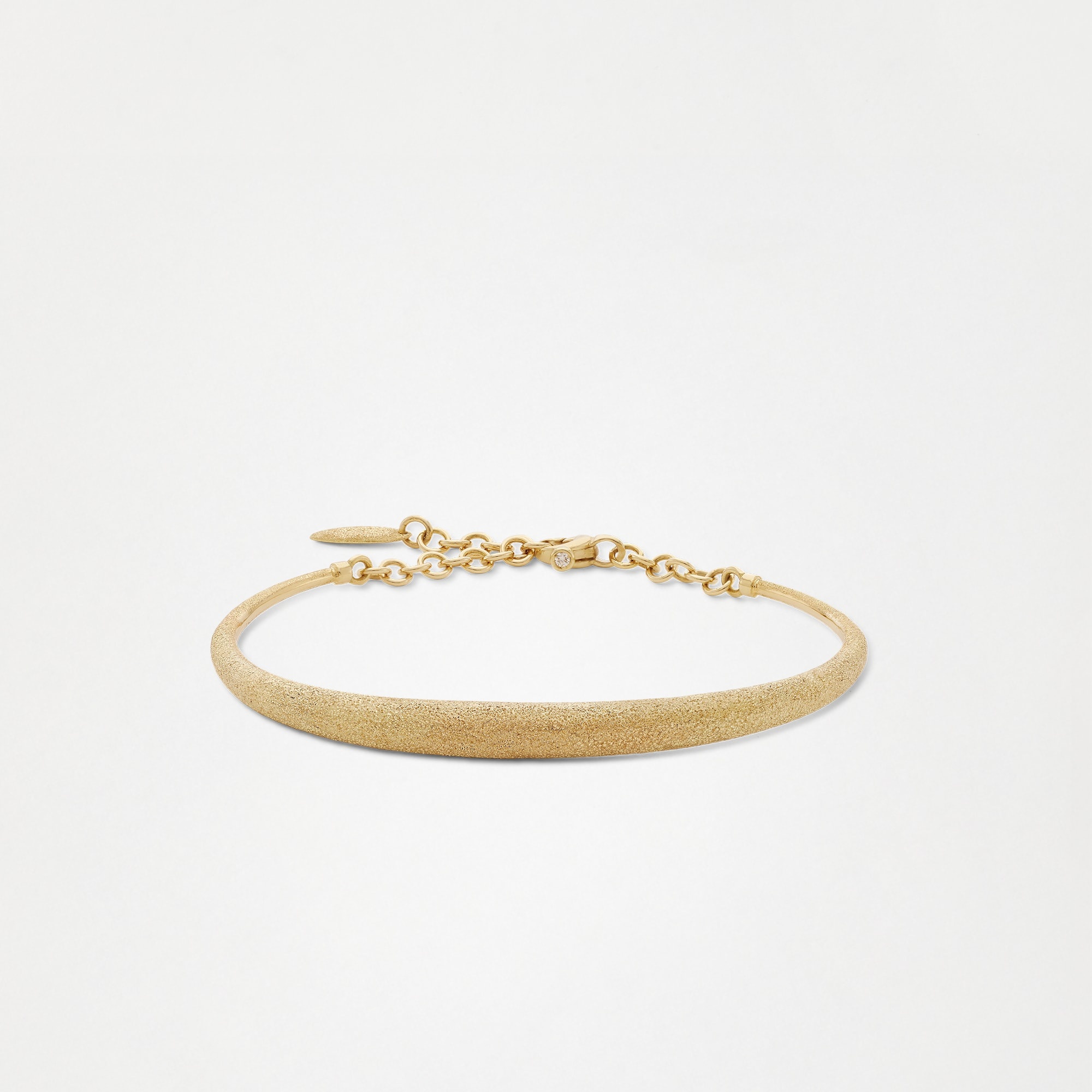 18k Gold bracelet with 0.015ct Diamond - 4
