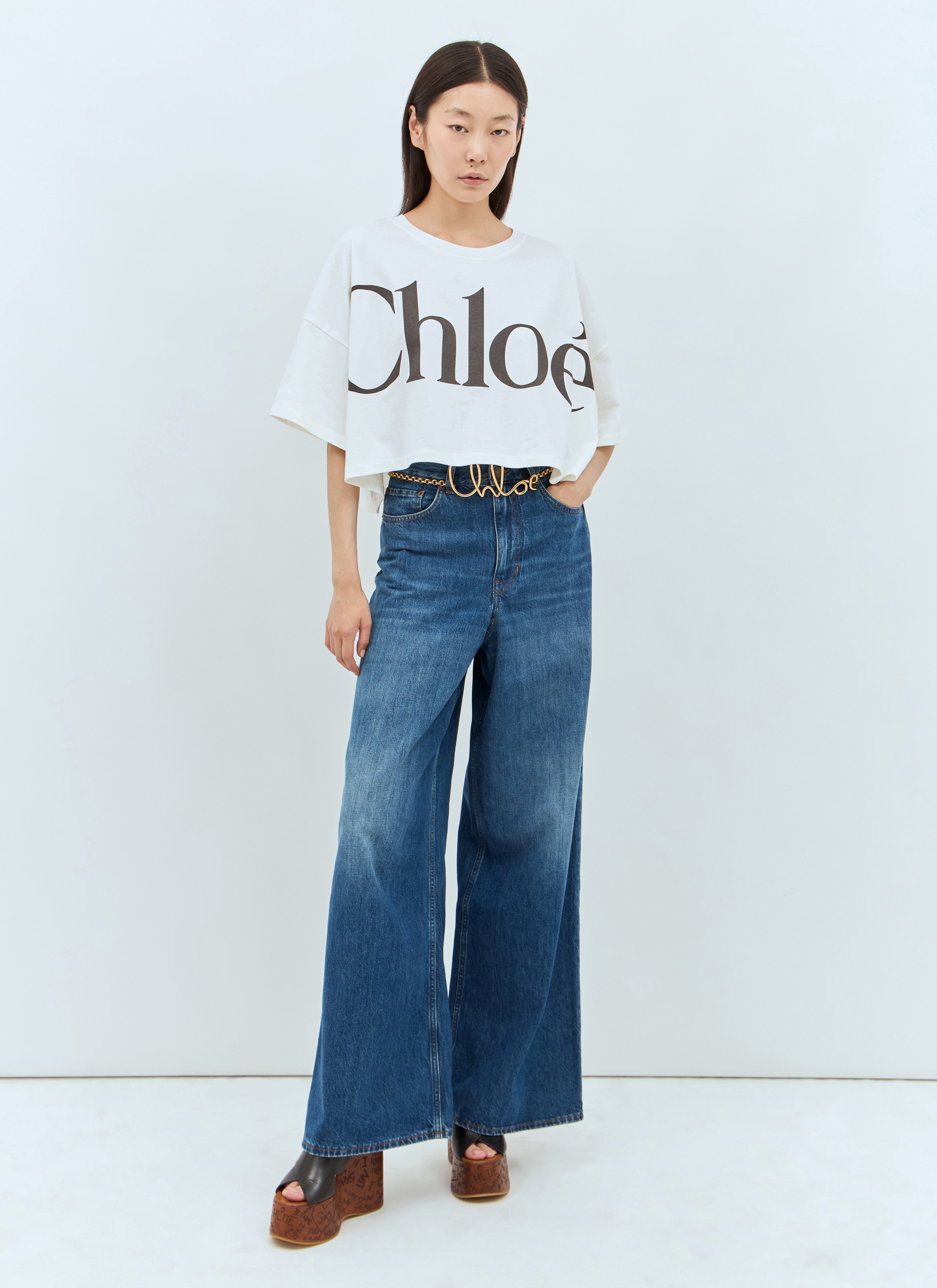 Cropped Boxy Logo T-Shirt - 4
