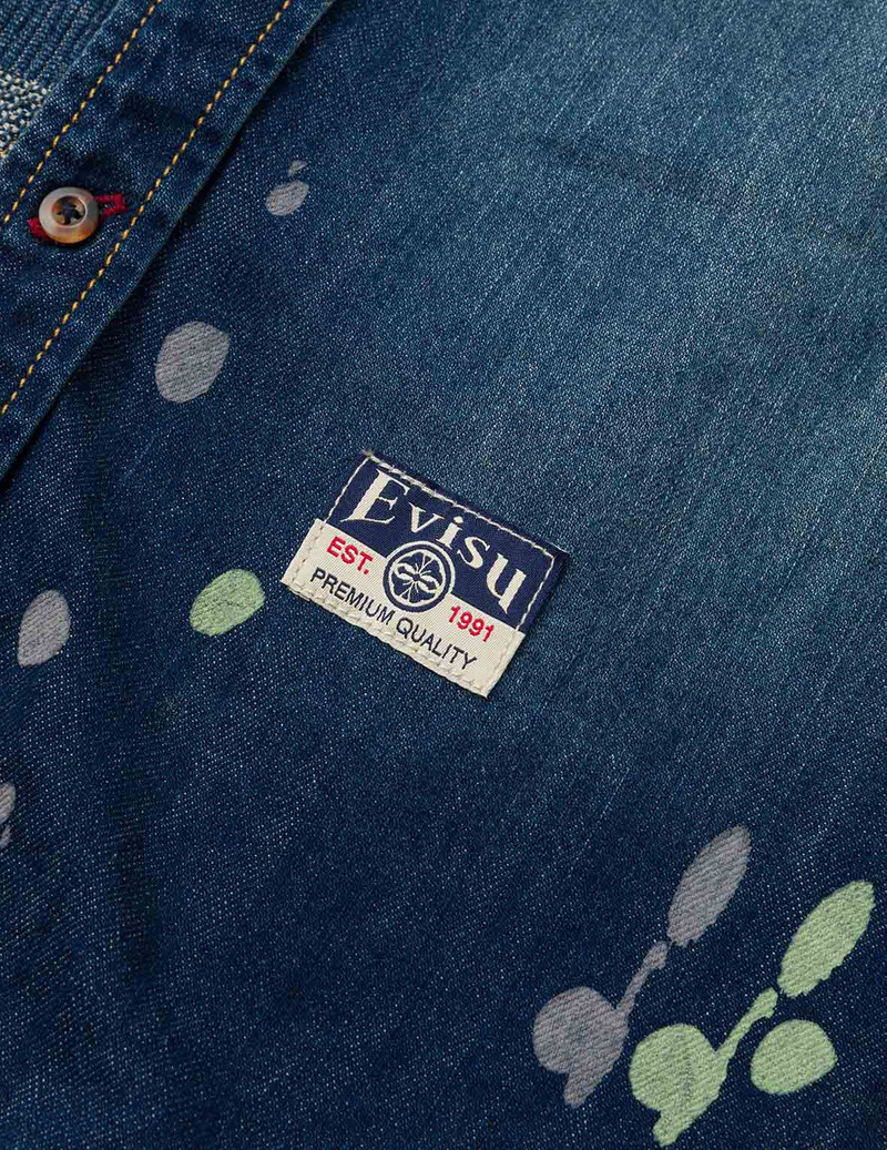 Shshiko Kamon Relax Fit Denim Shirt 10
