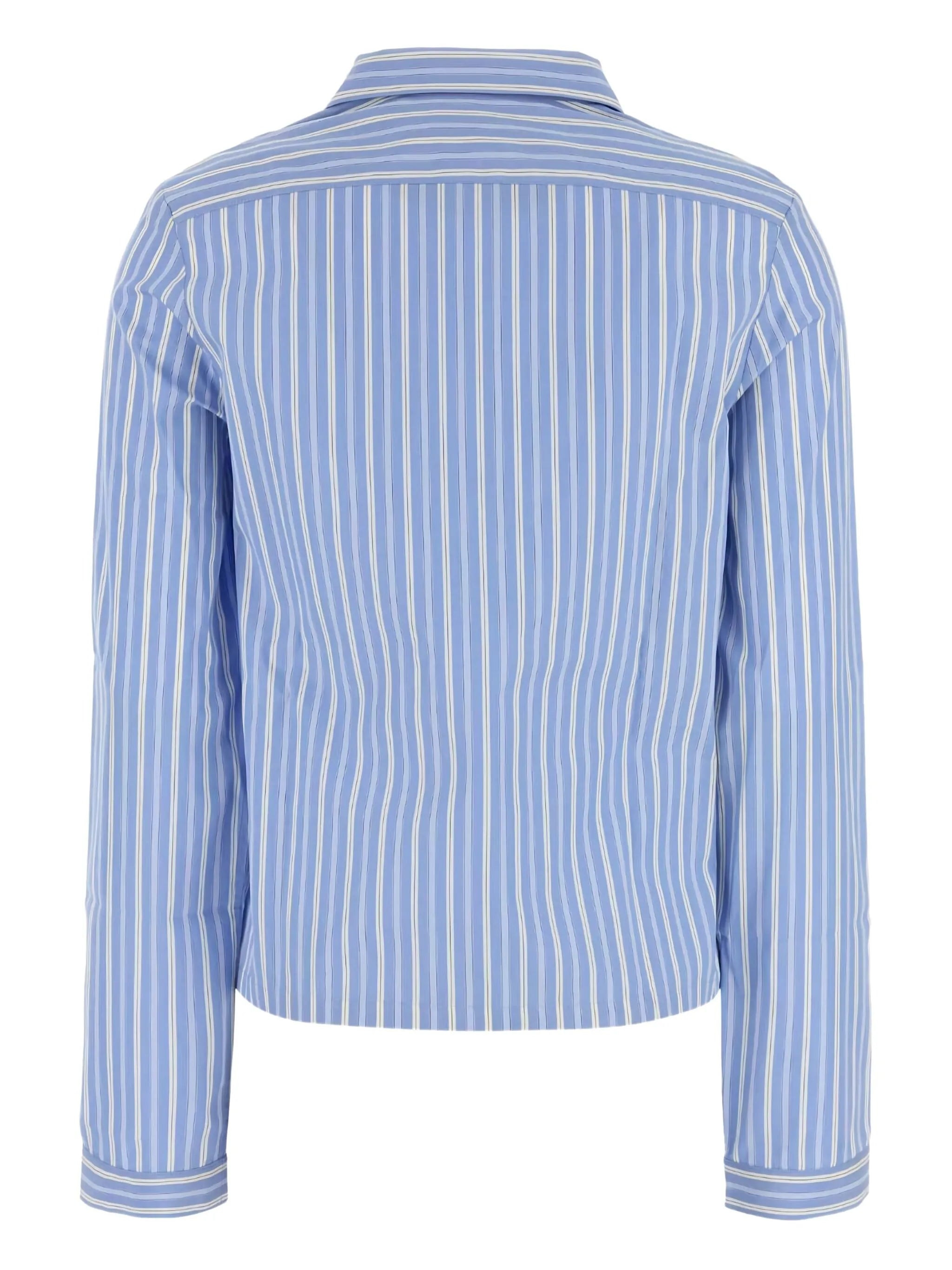 Miu Miu Striped Pocket Shirt - 2