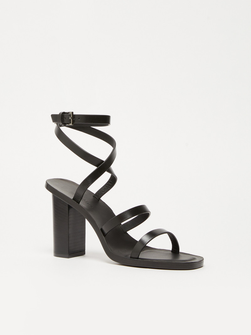 Max Mara JUTTALSANDAL Smooth leather sandals outlook