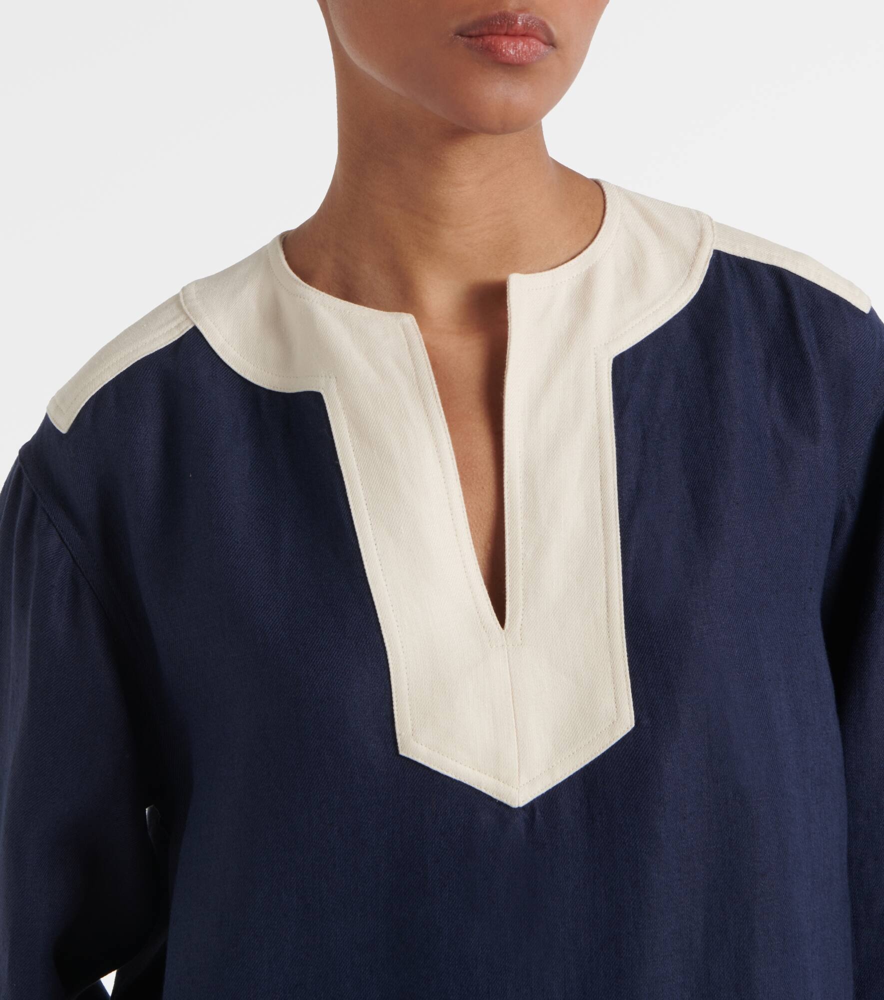 Colleen linen beach cover-up - 4