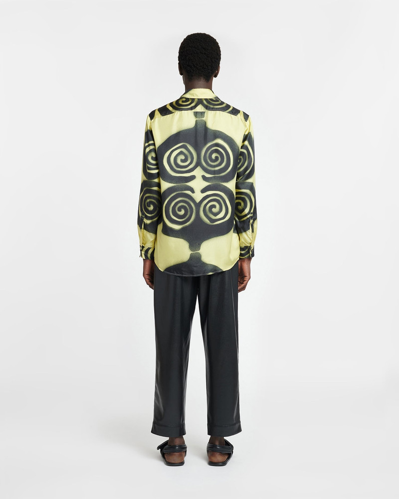 Printed Silk-Twill Shirt 4