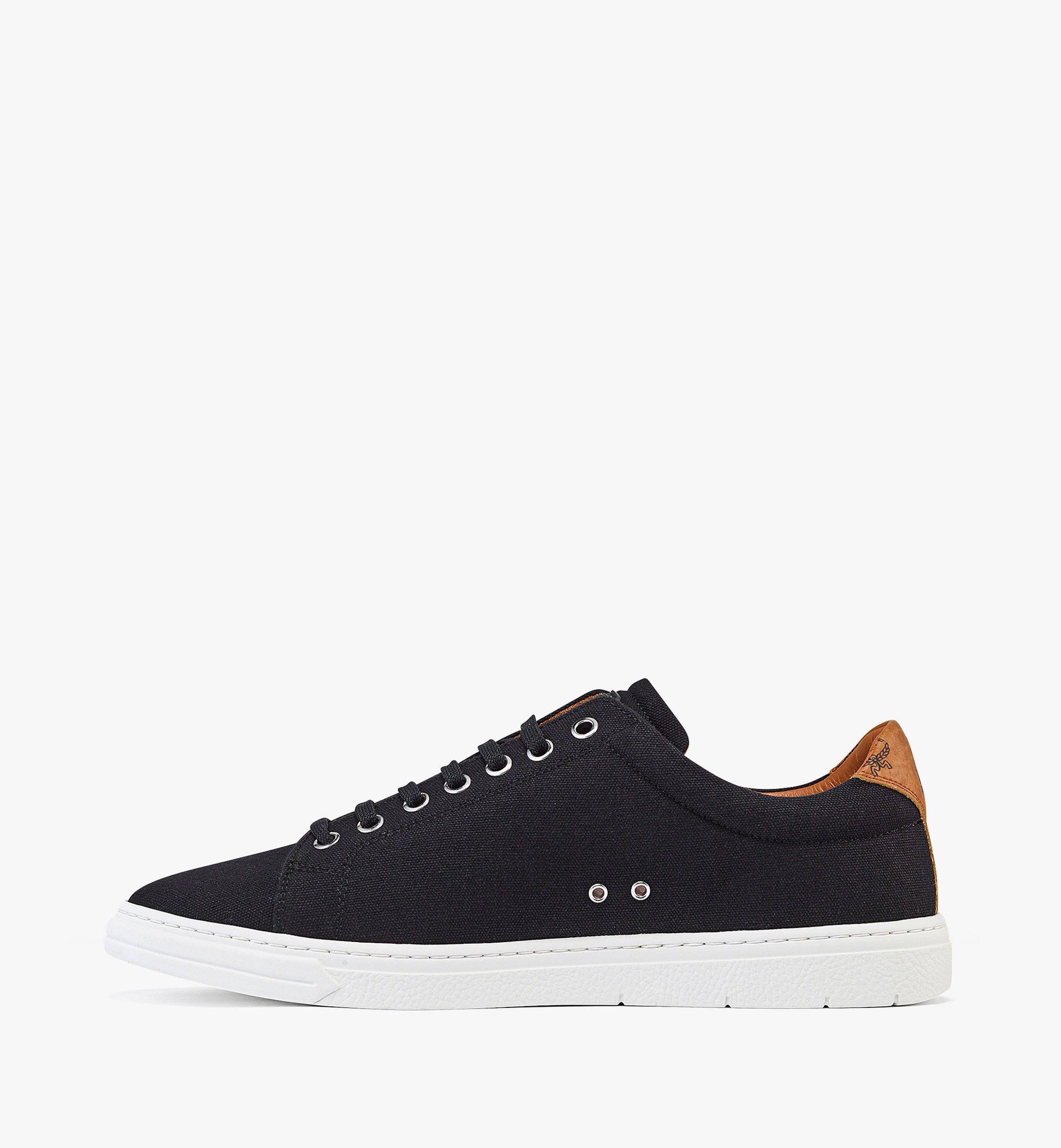 Men’s MCM Essentials Terrain Lo Sneakers in Organic Cotton Canvas - 3
