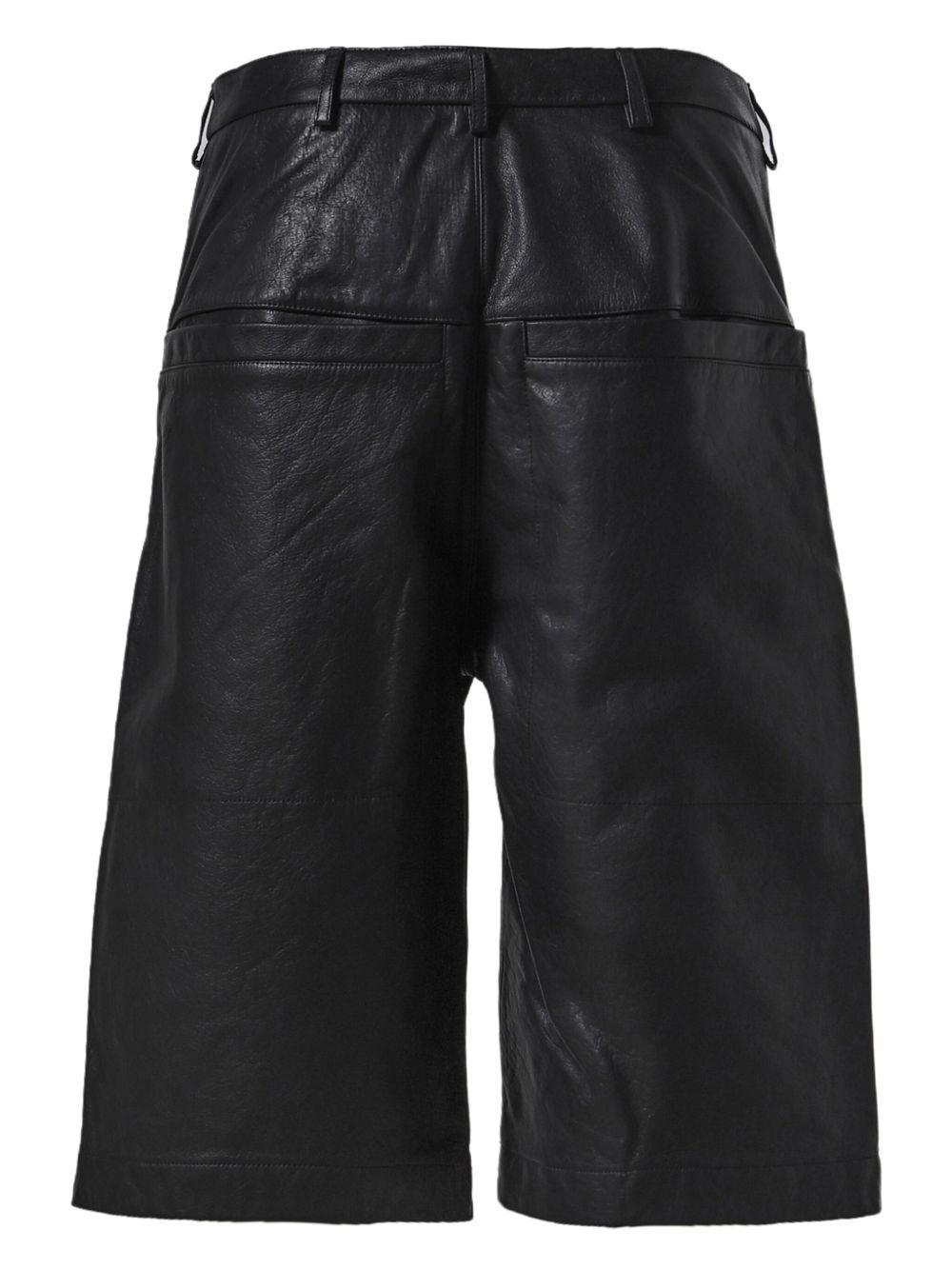 leather shorts - 2