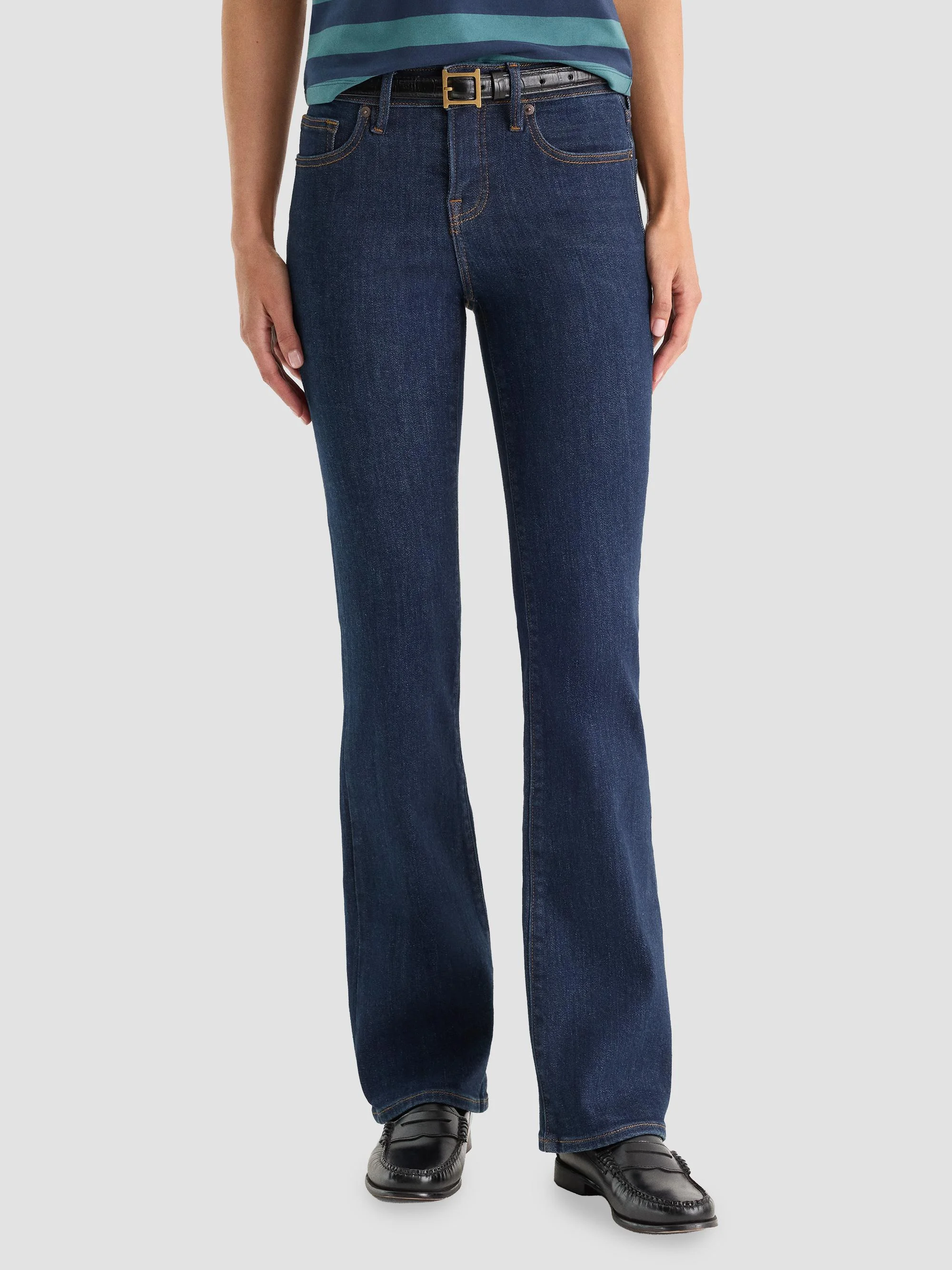 Women's Good Low Rise Boot-Cut Jeans - Indigo - 1
