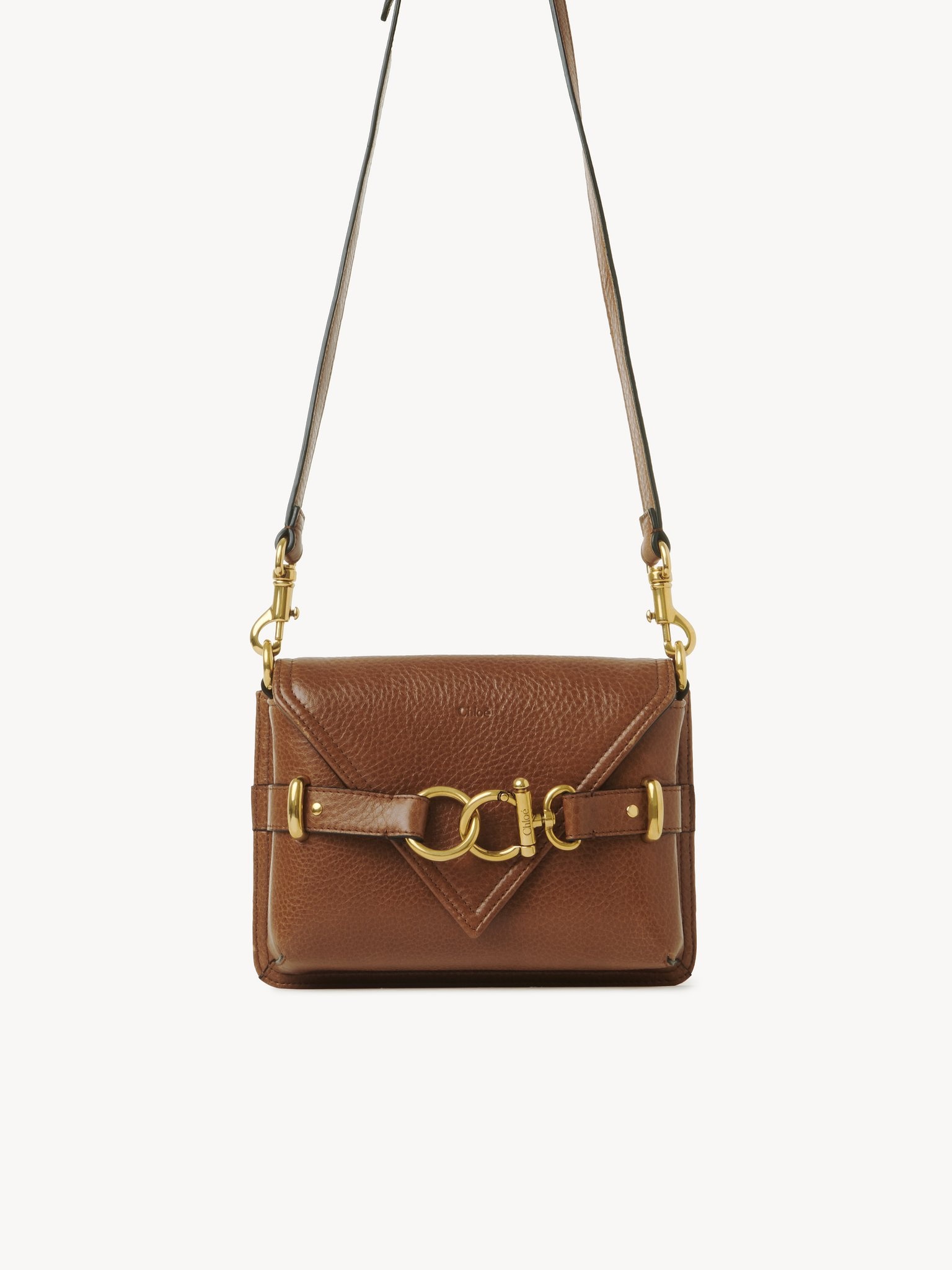 MINI CROSSBODY CAPE BAG IN GRAINED LEATHER - 1