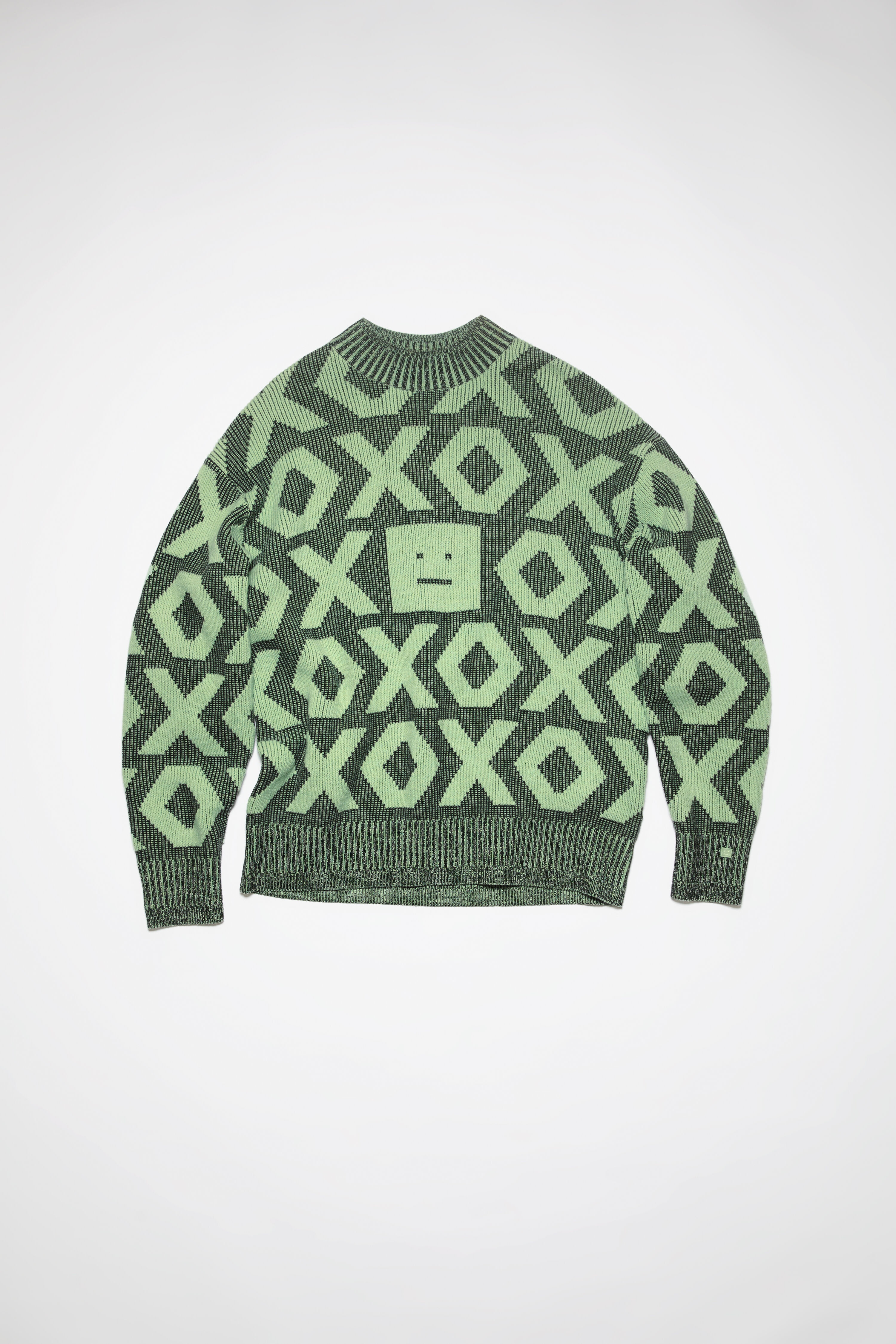 Face logo jumper - Black/spring green - 6