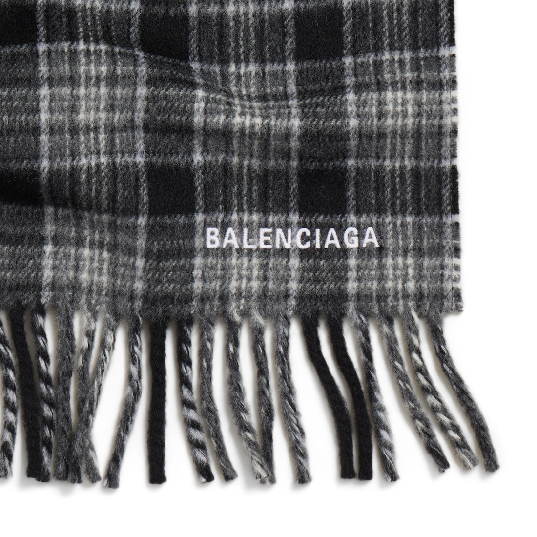 Men's Hooded Scarf in Grey - 3
