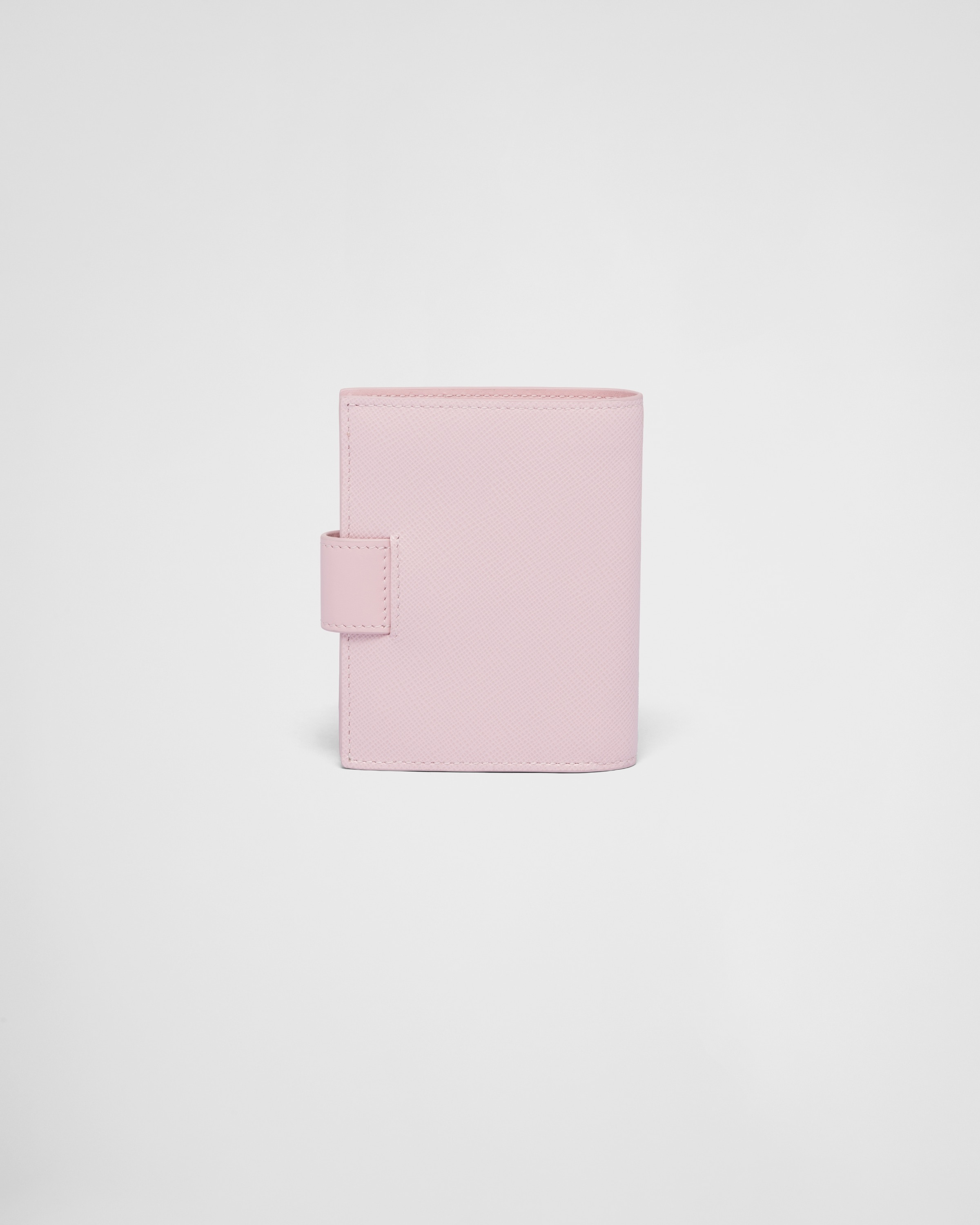 Small Saffiano and smooth leather wallet - 3