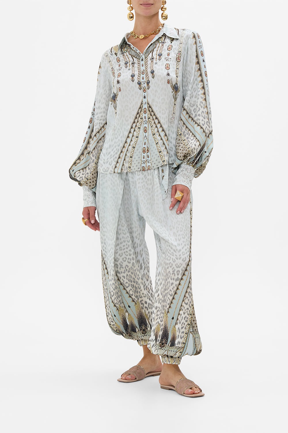 SPLIT SLEEVE BLOUSE - 2