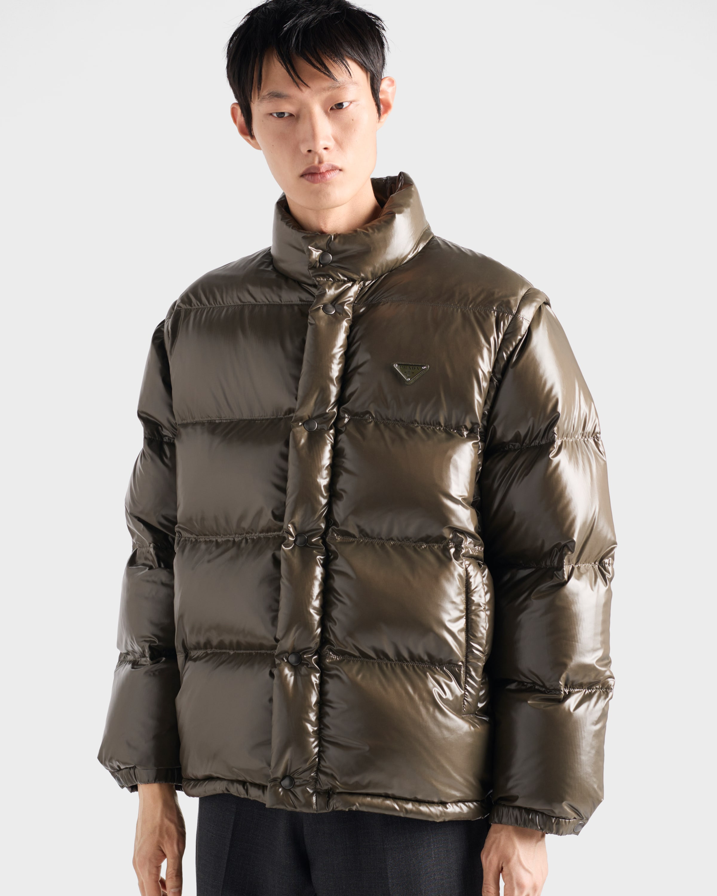 Medium-weight Re-Nylon down jacket - 4
