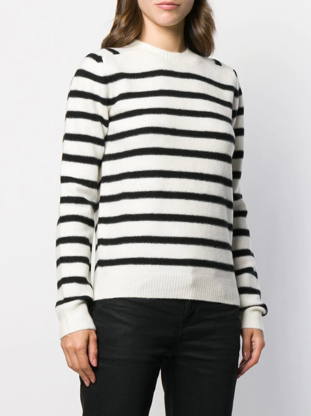 striped knitted jumper - 3