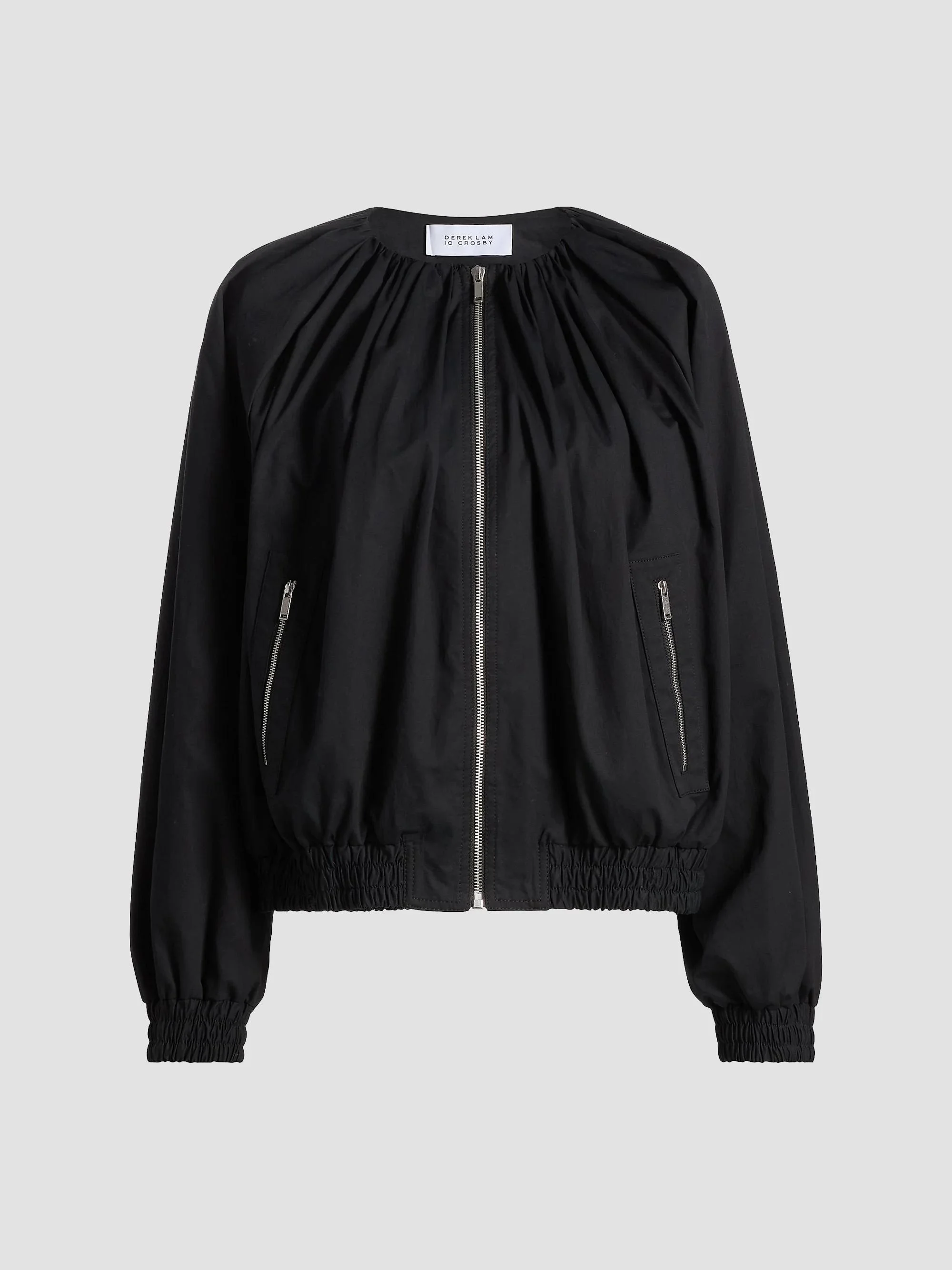 Women's Lukas Poplin Jacket - Black - 1