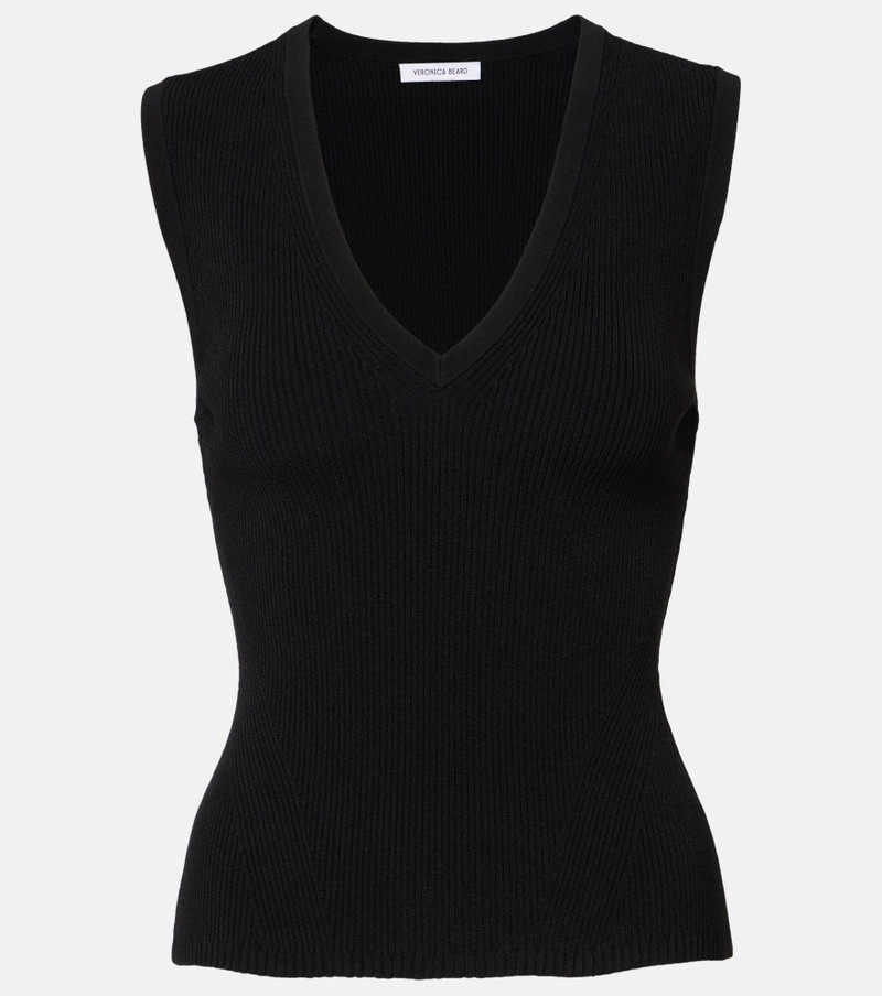 Sid ribbed-knit top - 1