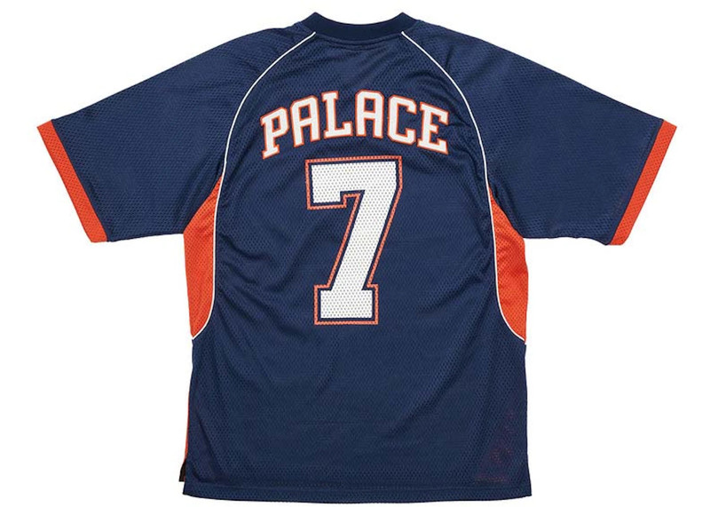 PALACE Palace Mesh Football Top Navy outlook