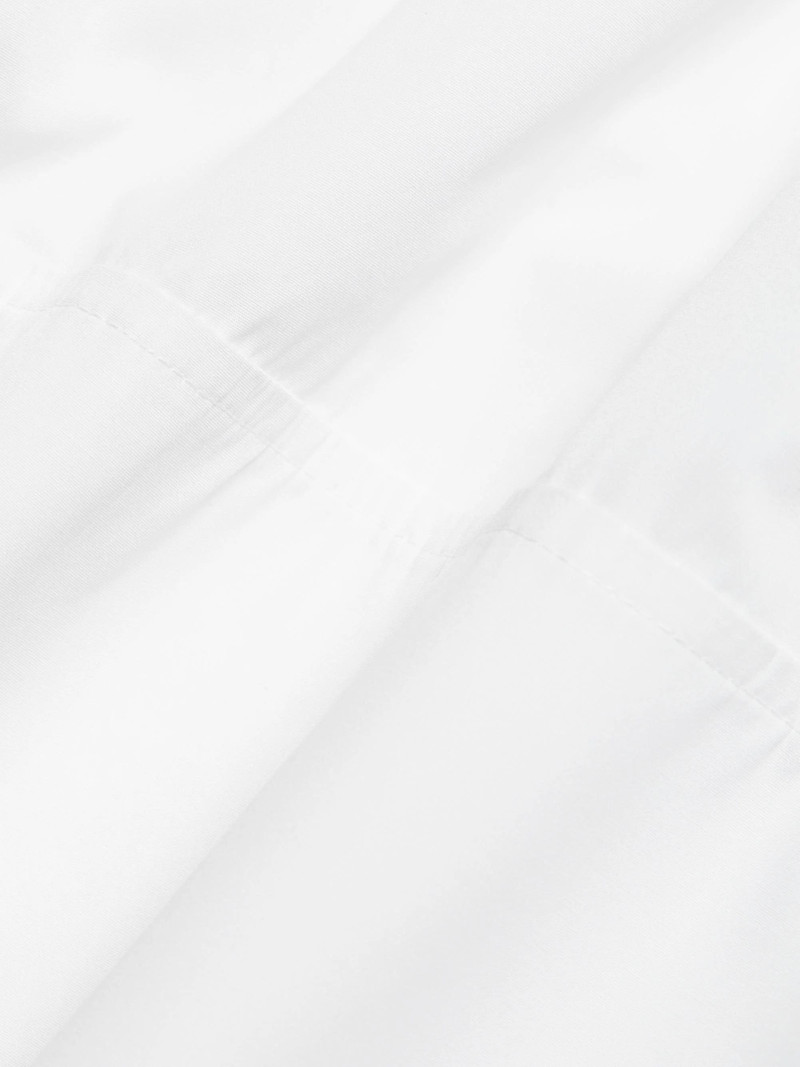 Women's Bubble tton Poplin Skirt - White 7