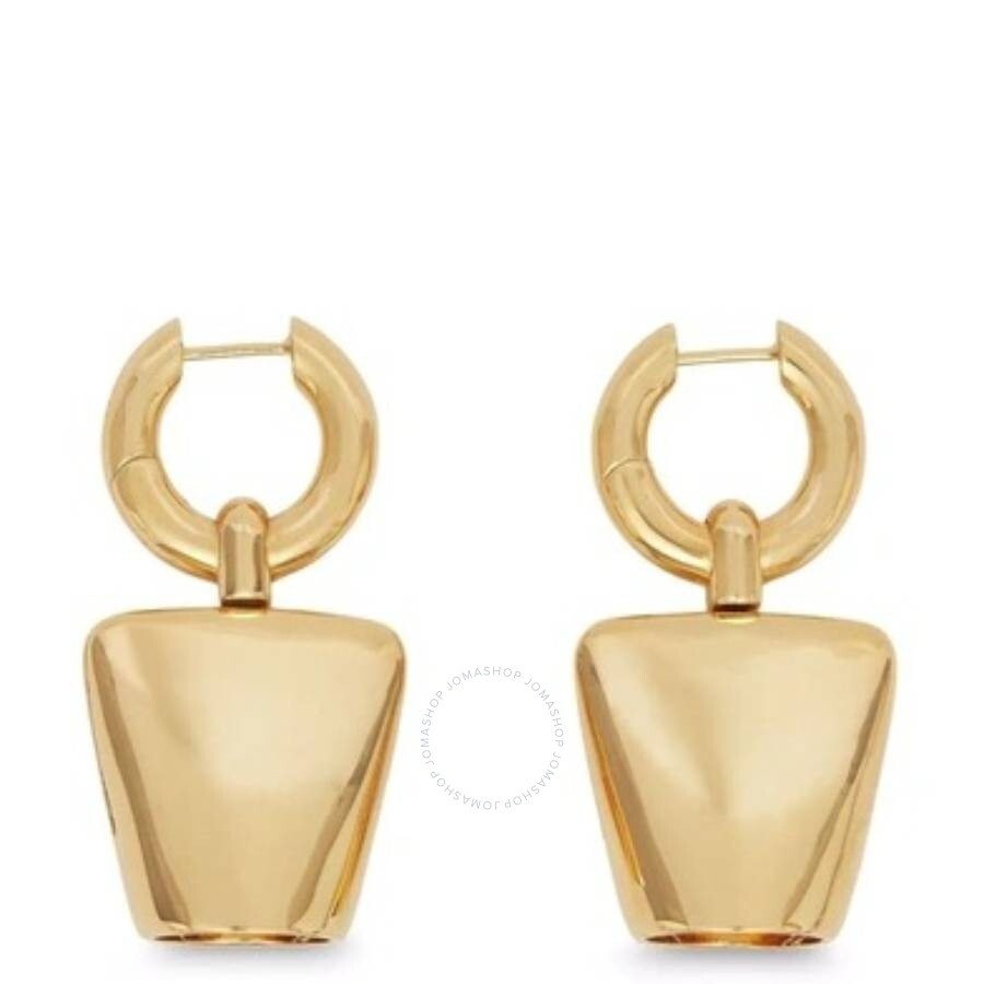 Burberry Light Gold Cow Bell Detail Earring - 1