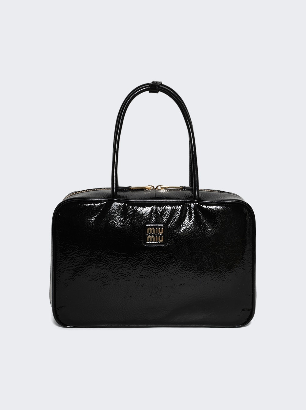 Beau Naplak Bag Black Patent Leather - 1