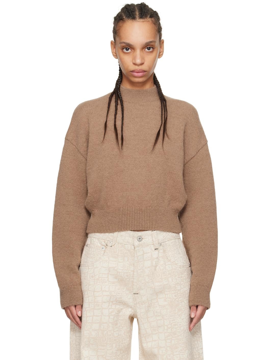 Brown 'The Jacquemus knit' Sweater - 1
