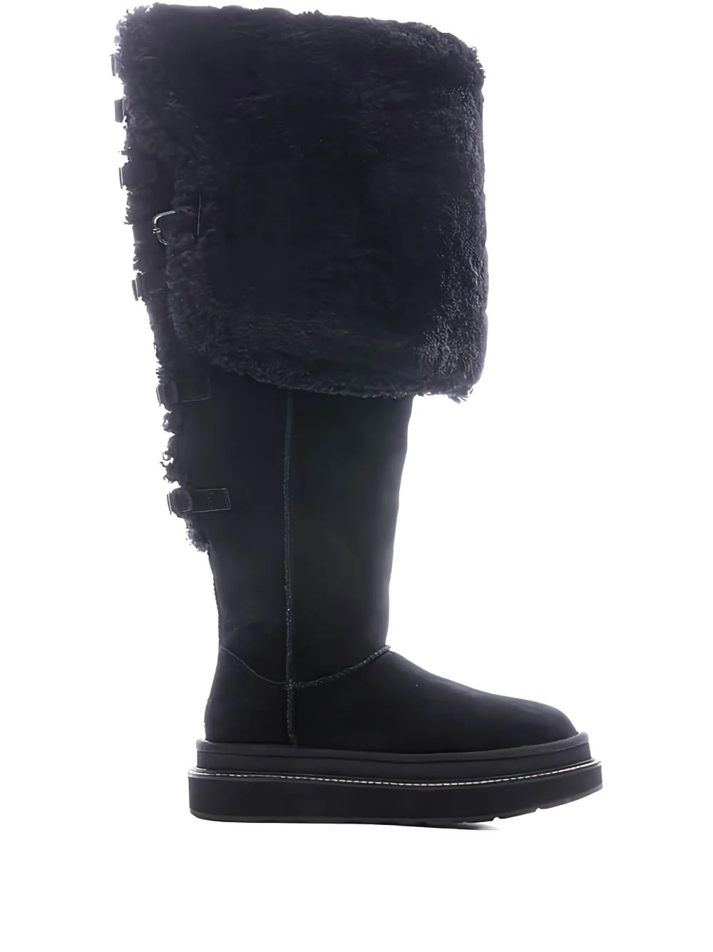 x Sacai buckle-detail thigh-high boots - 1