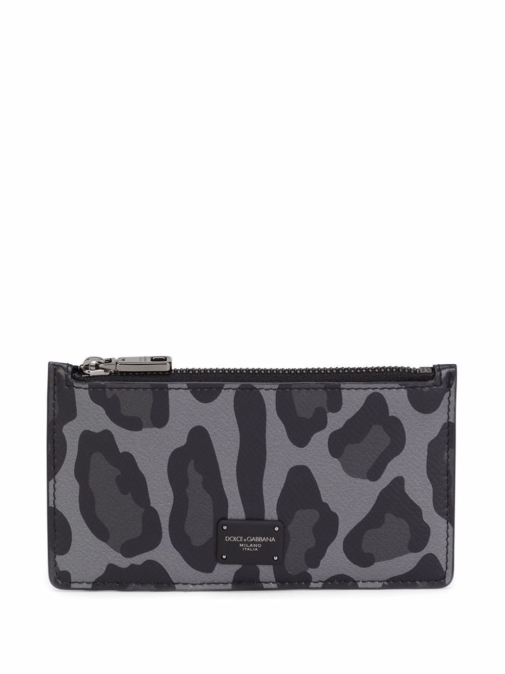 leopard-print cardholder wallet - 1