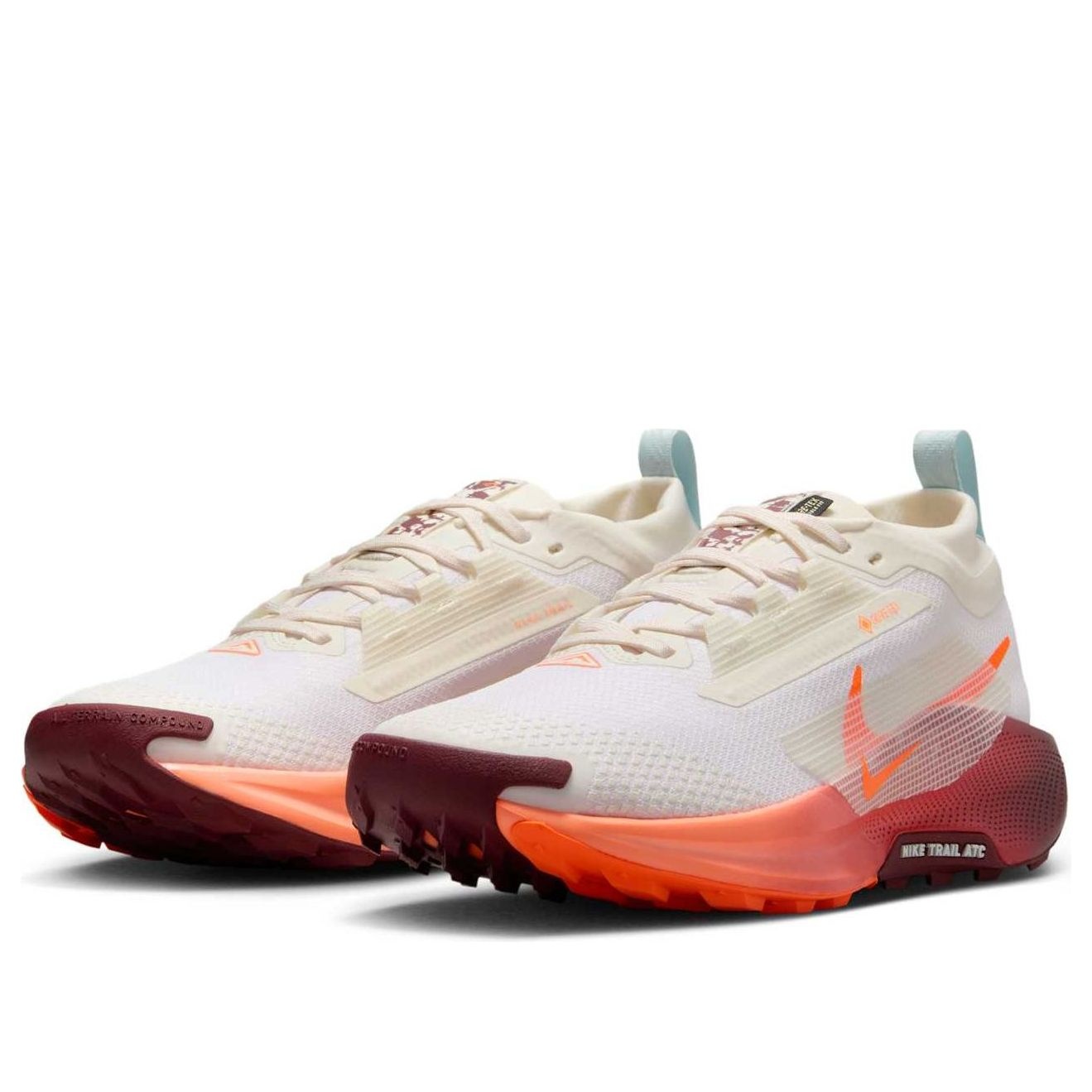 (WMNS) Nike Pegasus Trail 5 Gore-Tex 'Sail Hyper Crimson Team Red' FQ0912-104 - 4