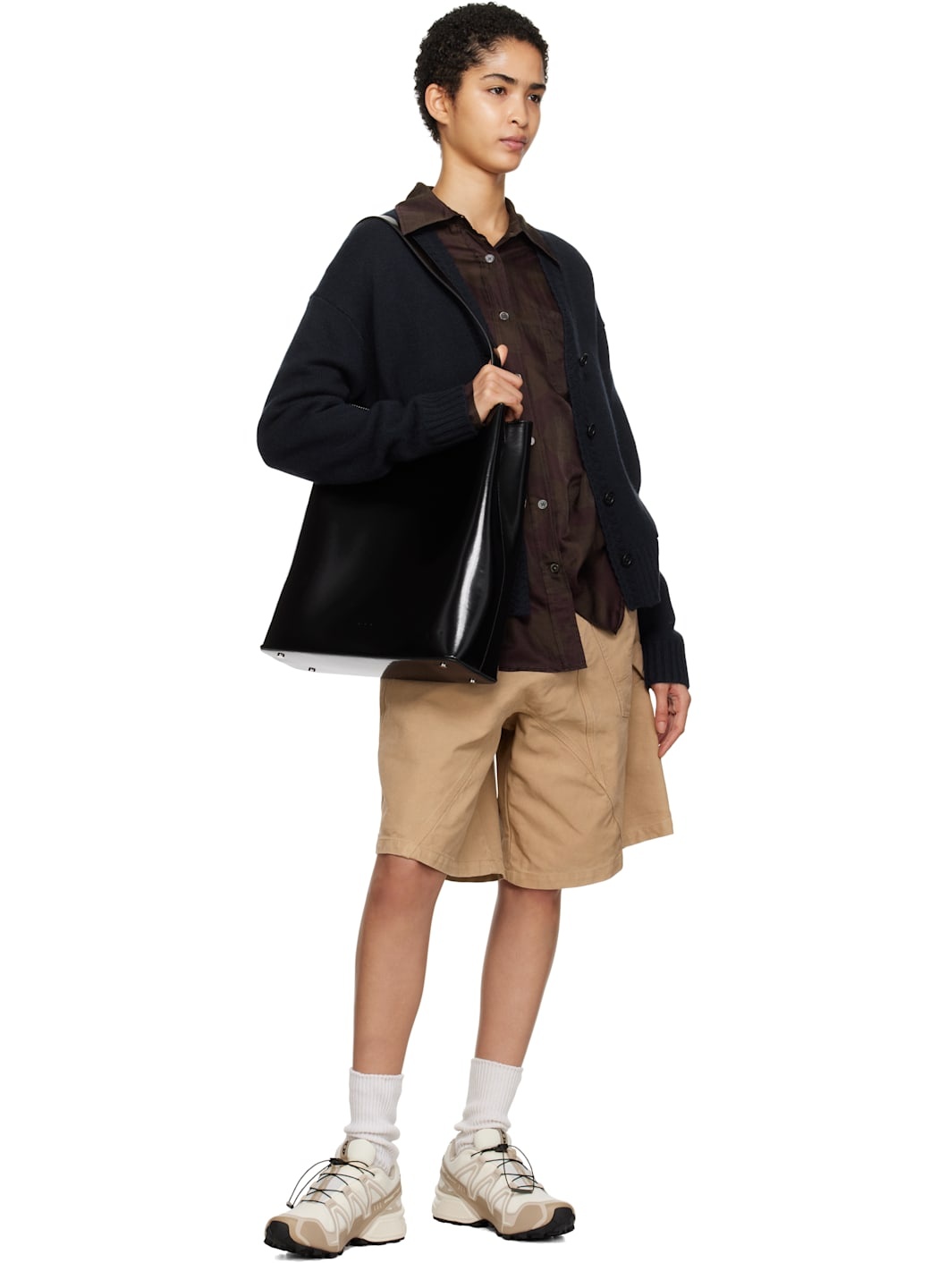 Beige & Off-White Speedcross 3 GORE-TEX Sneakers - 5