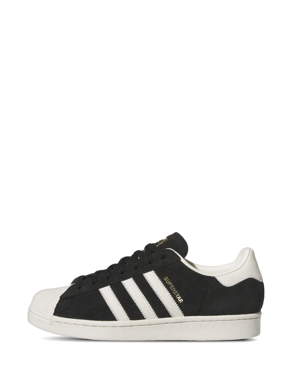 adidas Superstar 코어 블랙 오프 화이트 골드 메탈릭 - 1