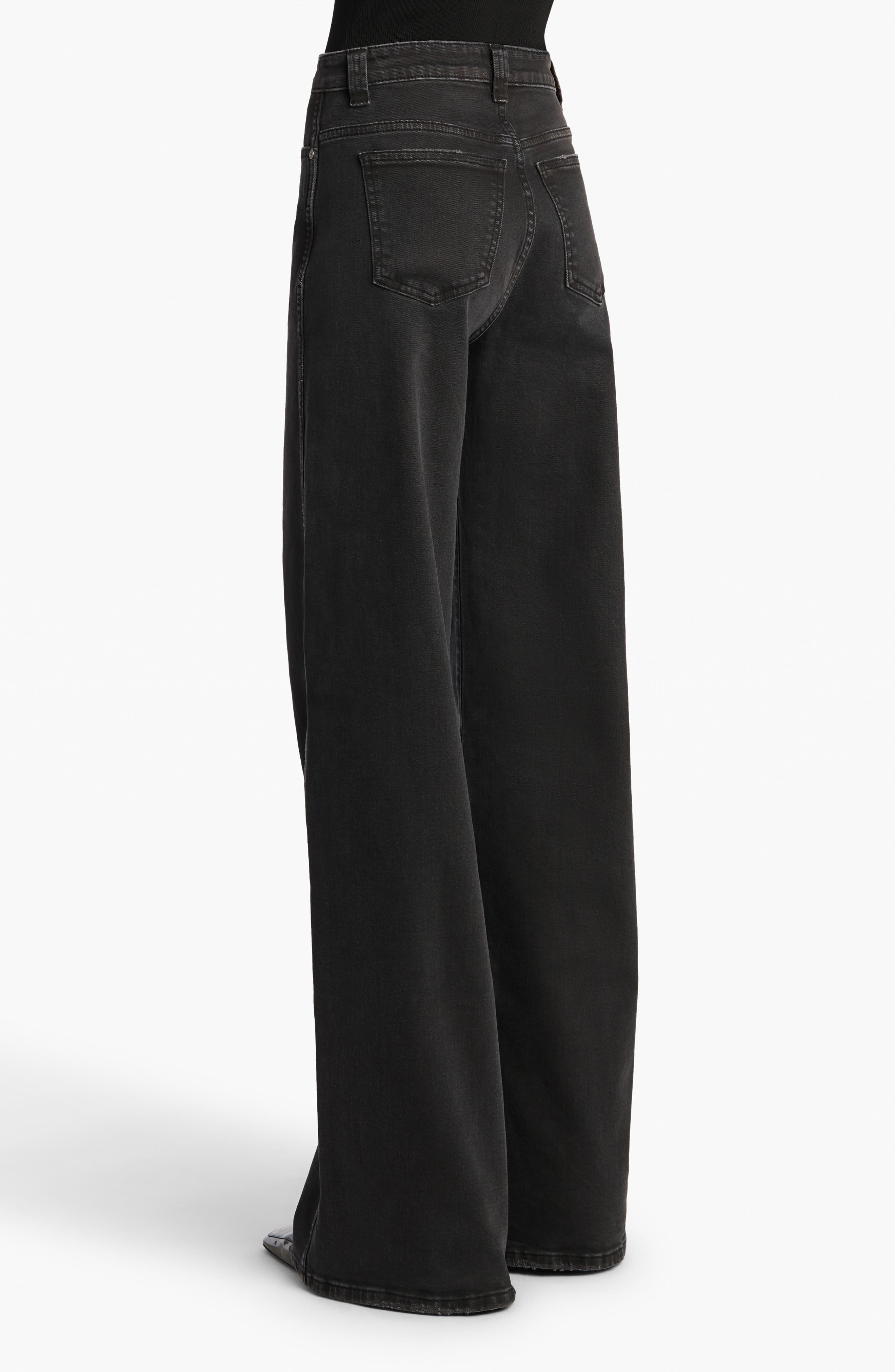 Khaite Dane High Waist Wide Leg Jeans in Clifton at Nordstrom - 2