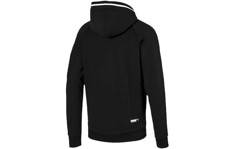 PUMA PUMA Colorblock hooded Zipper Jacket Black 844130-01 outlook