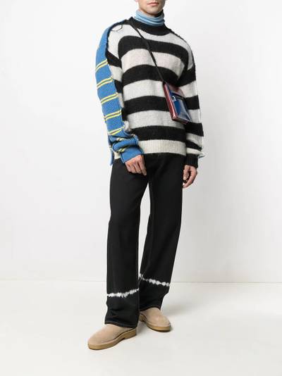 Marni striped knit jumper outlook