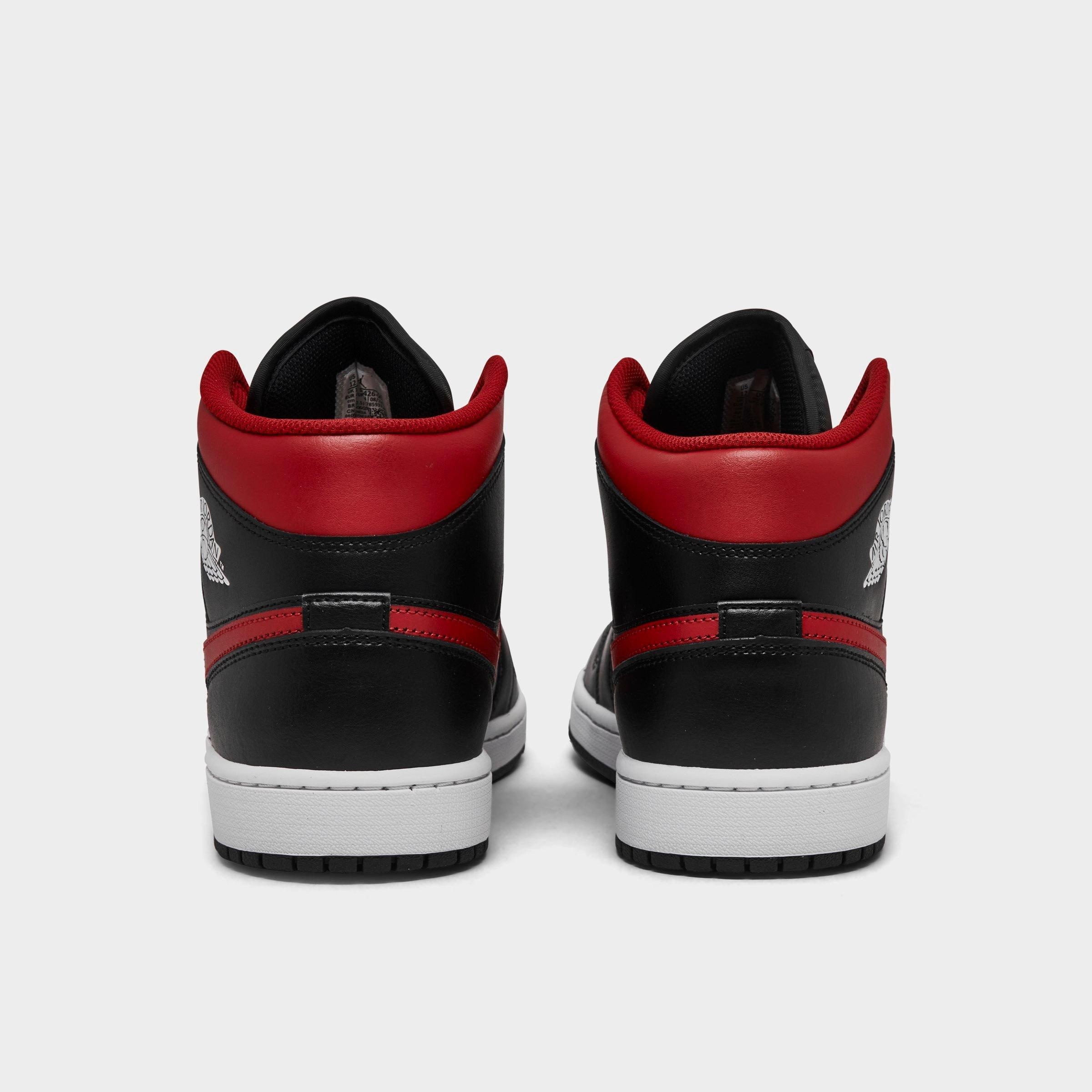 MEN'S AIR JORDAN RETRO 1 MID CASUAL SHOES - 4