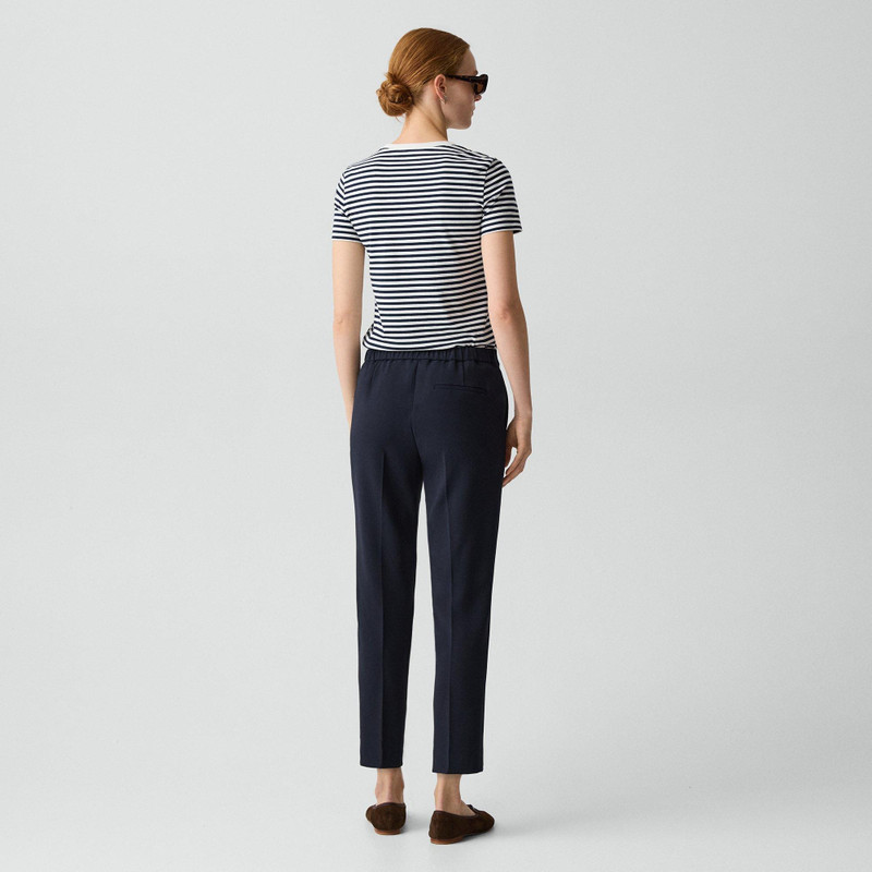Theory Treeca Pull-On Pant in Admiral Crepe outlook