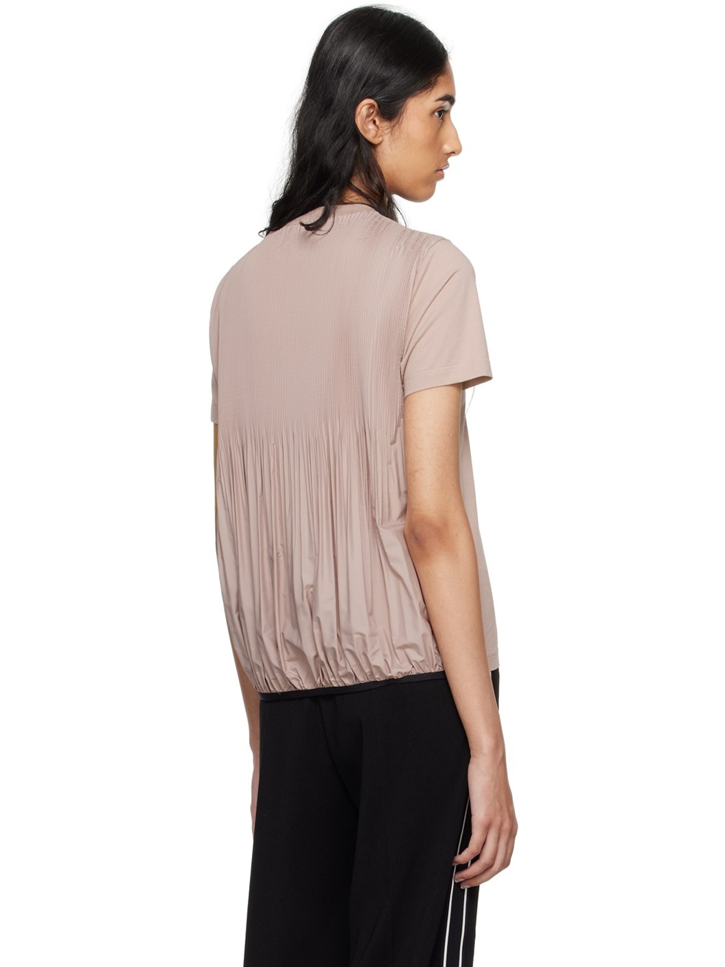 Pink Pleated T-Shirt - 3