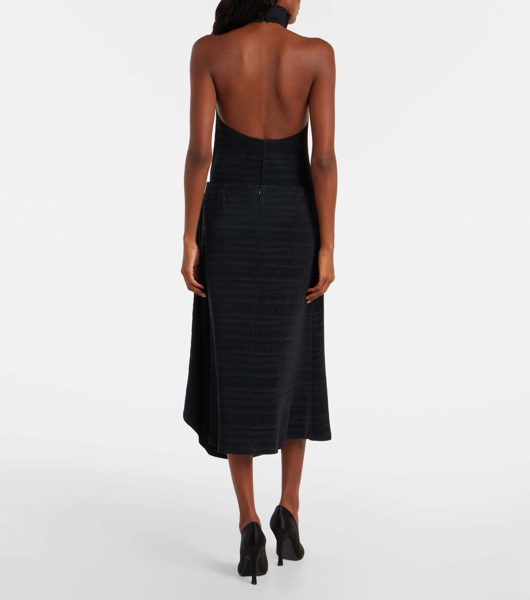 Gathered midi skirt - 3