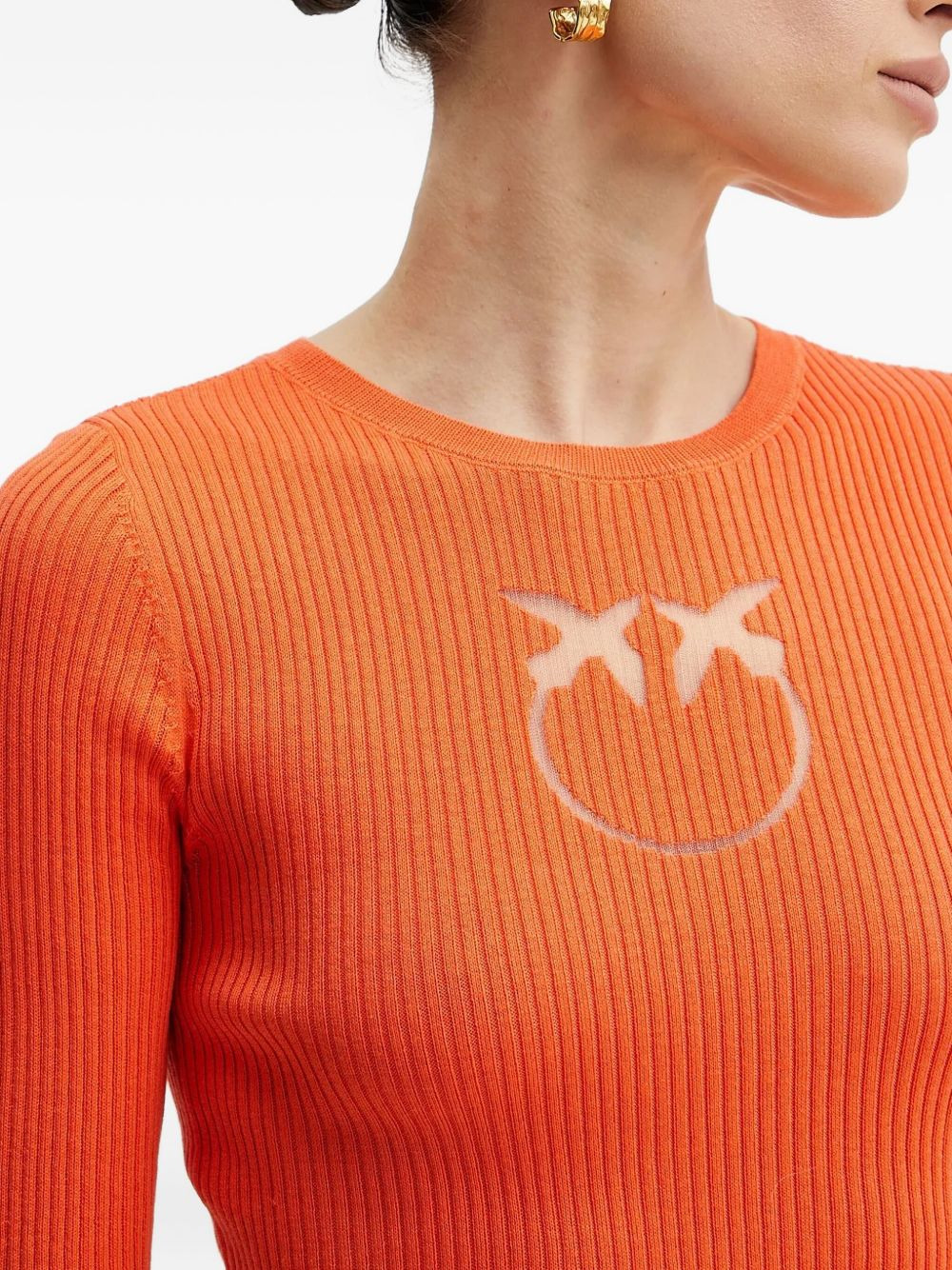 Love Birds ribbed top - 4