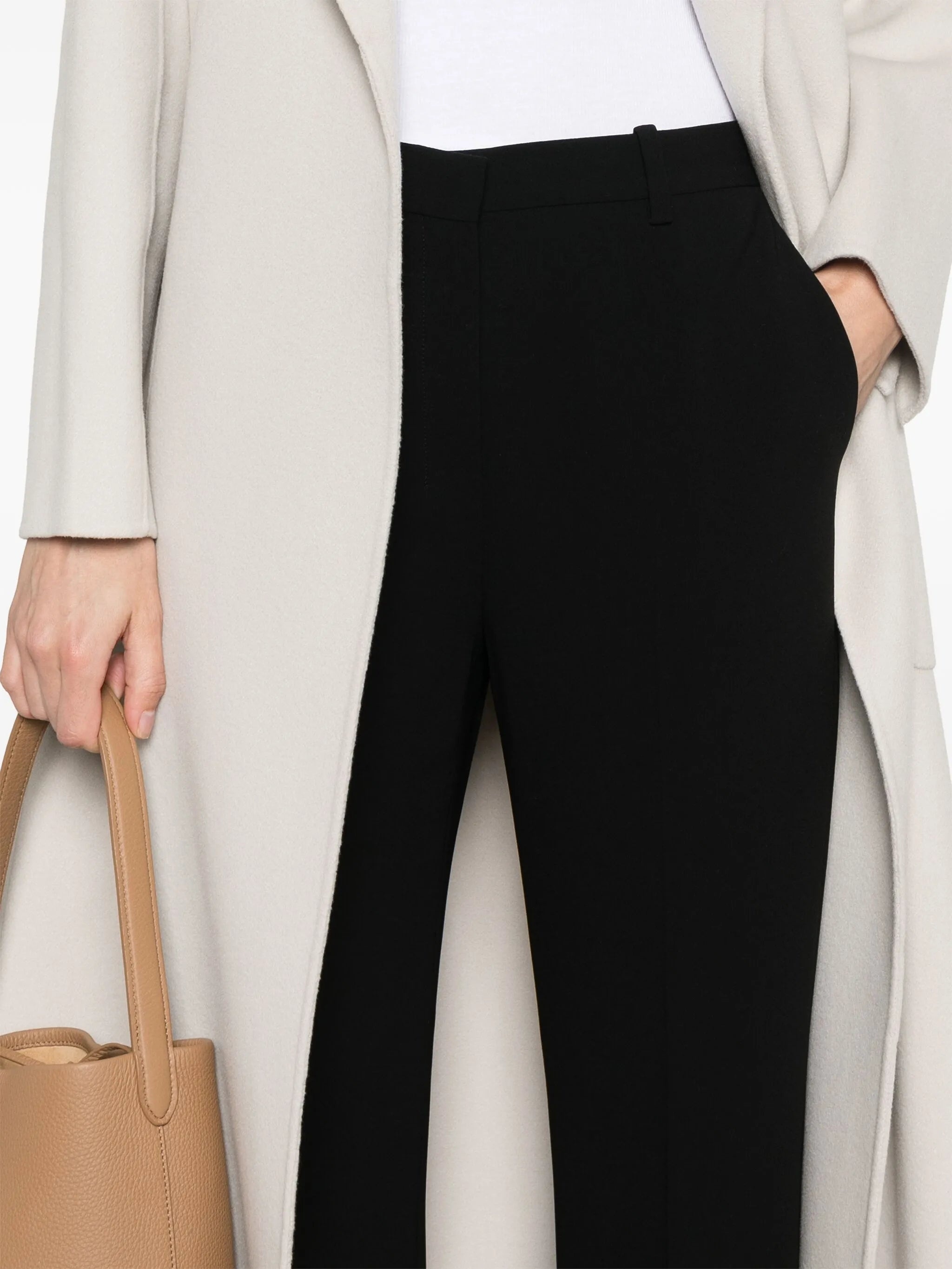 Straight-leg Crepe Trousers - 5