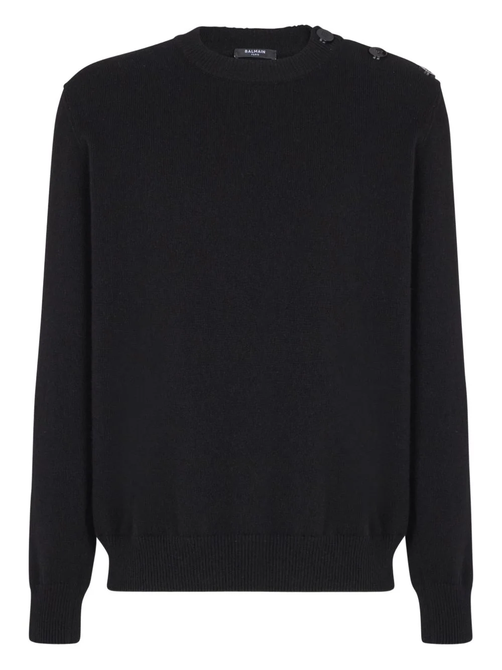 buttoned cashmere sweater - 1