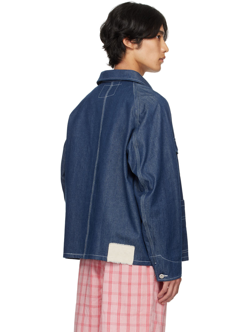 Navy Circuit Denim Jacket - 3