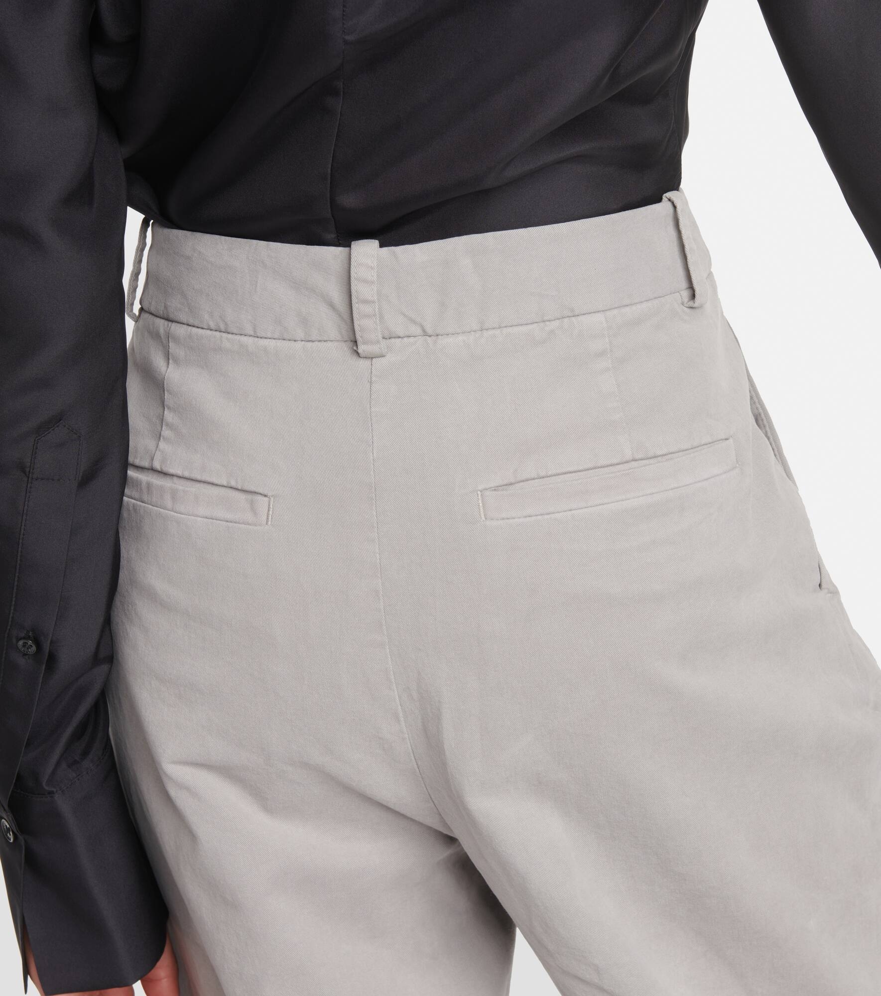 Flavie cotton-blend wide-leg pants - 6
