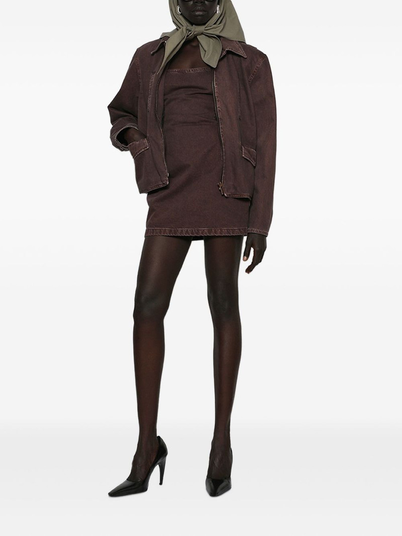 MAGDA BUTRYM zip-front denim jacket outlook