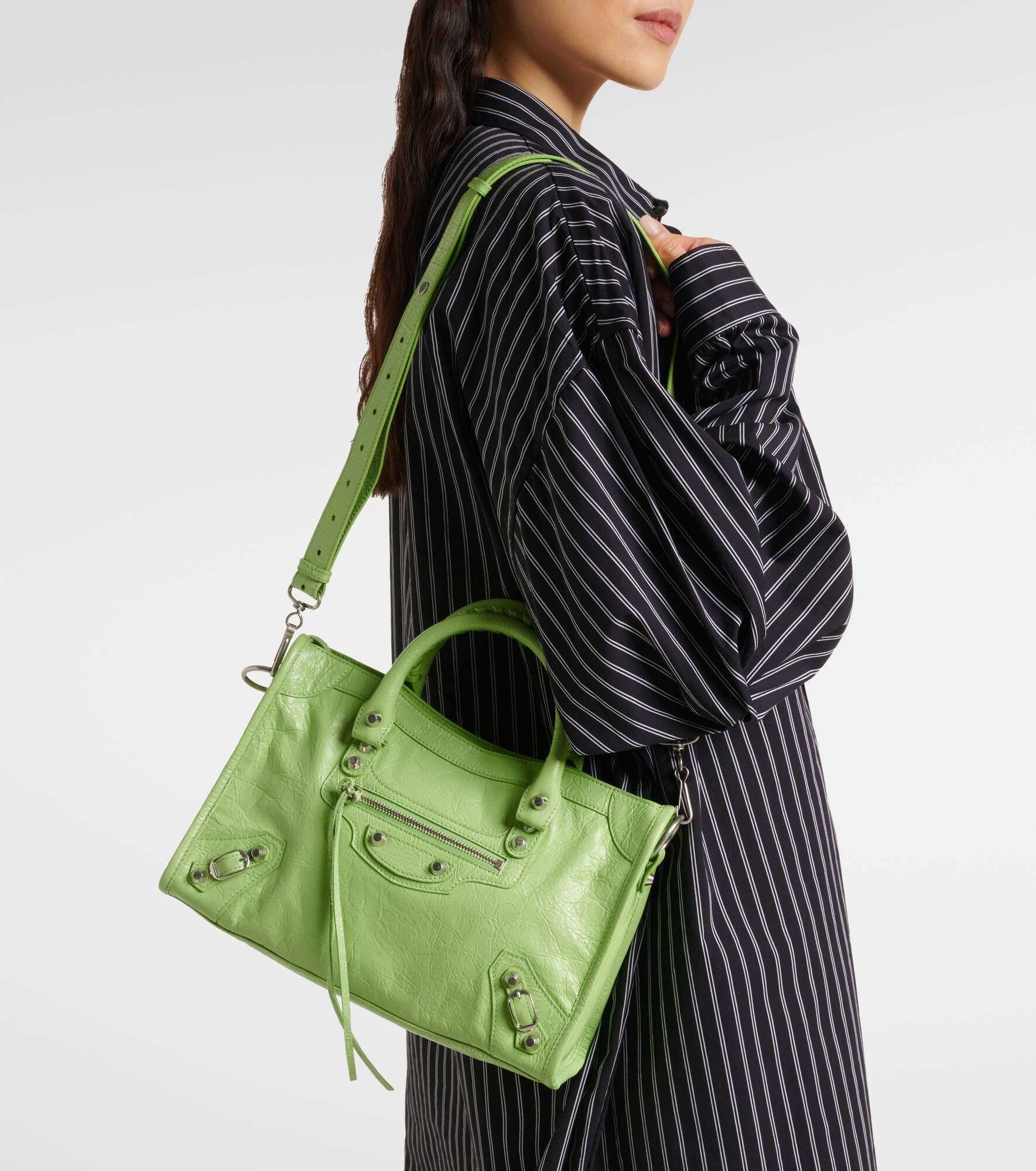 Le City Small leather tote bag - 6